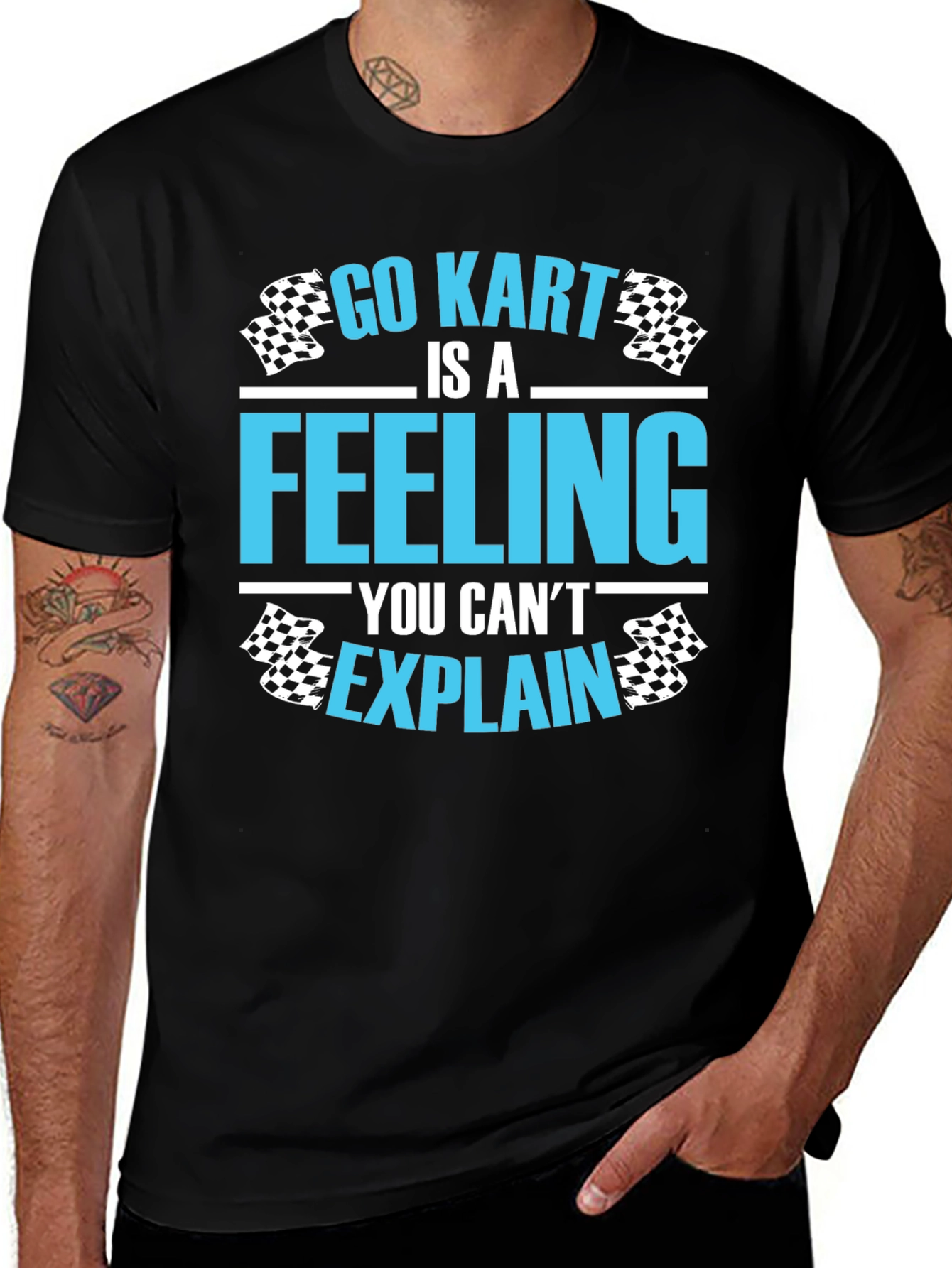 Variant 6 of Go Kart Feeling Graphic Tee - Racer T-Shirt
