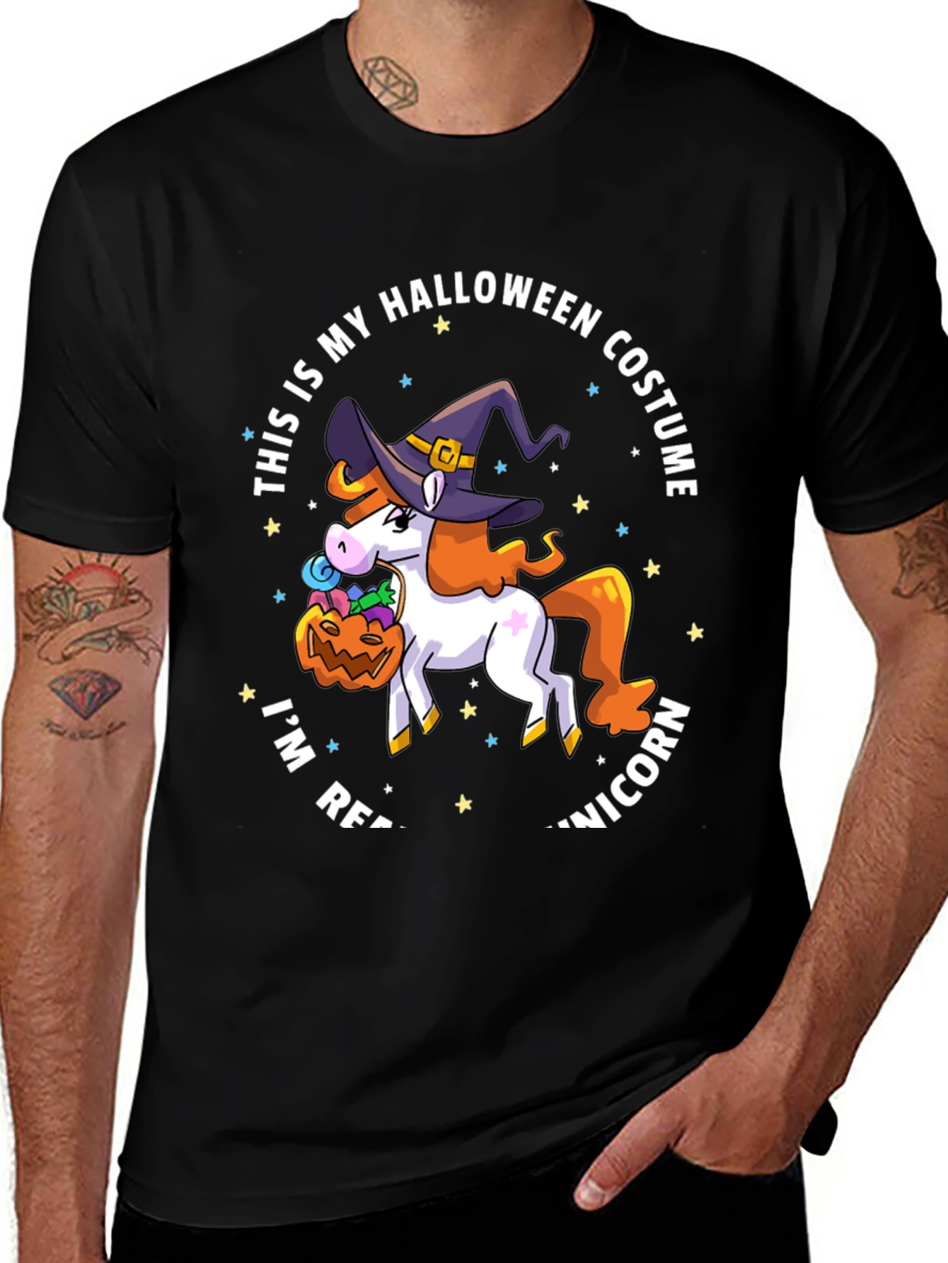 Halloween Unicorn Costume T-Shirt