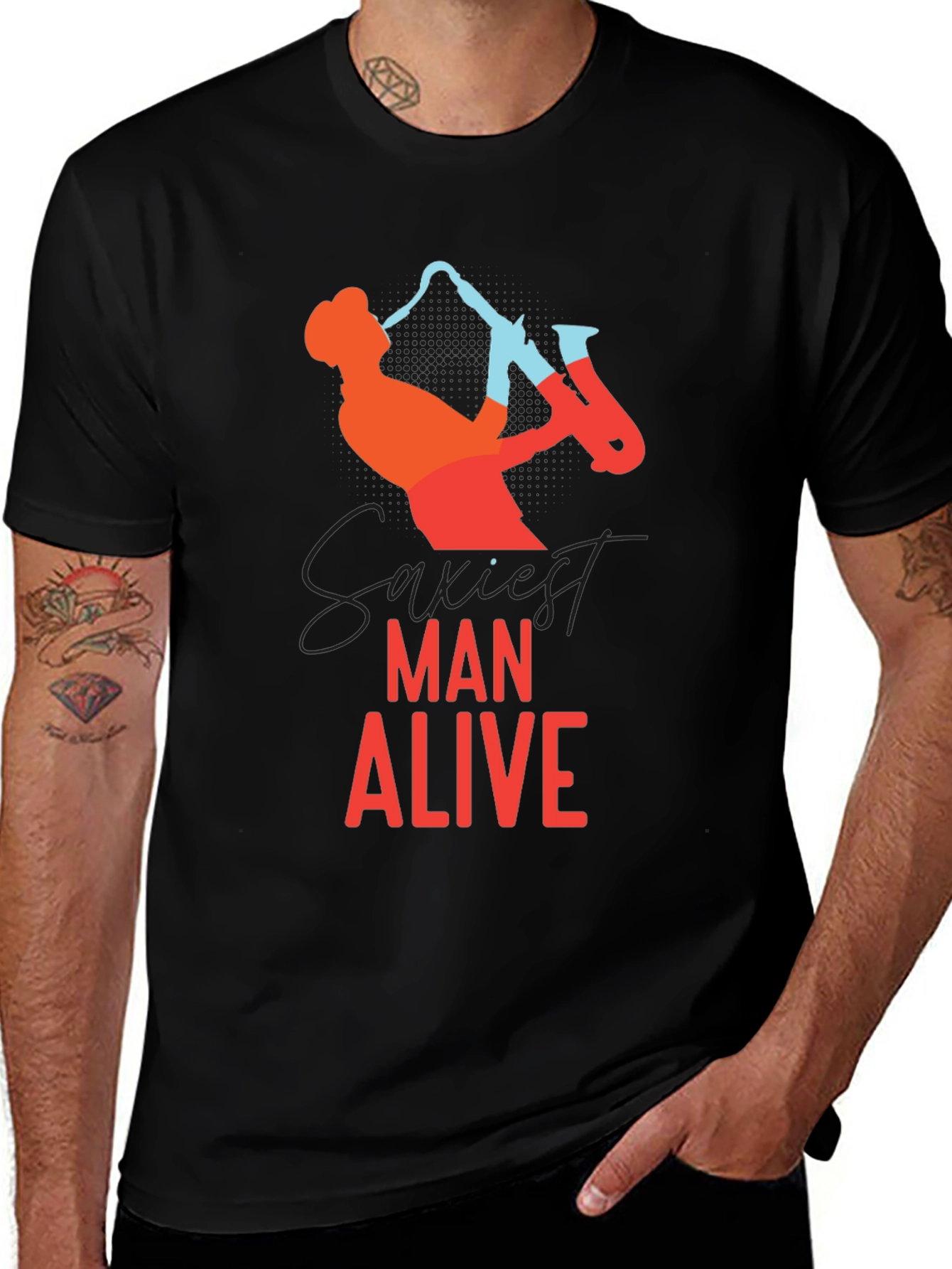 Variant 7 of Smooth Jazz Man Alive Graphic T-Shirt