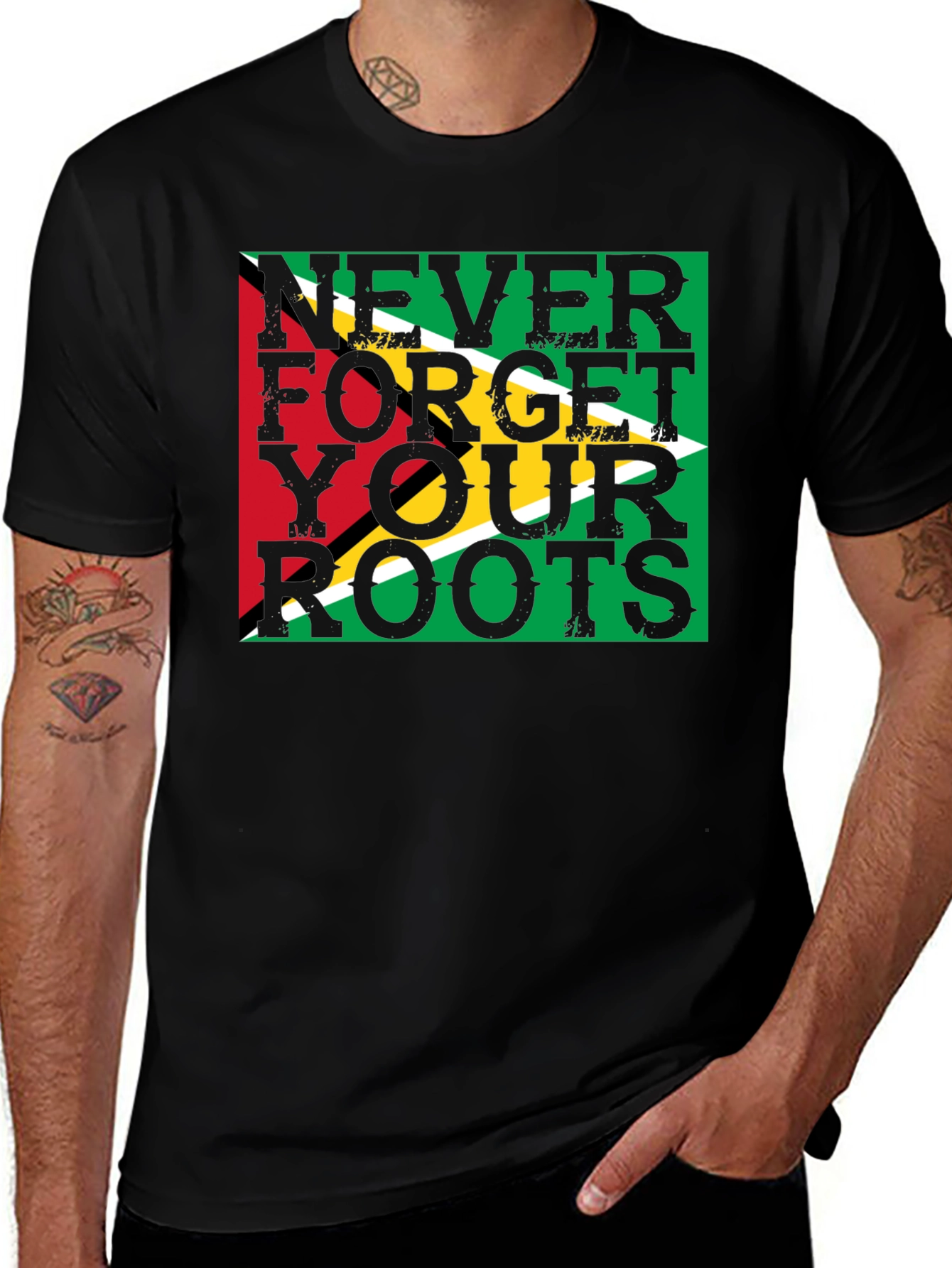Guyana Roots T-Shirt - Never Forget