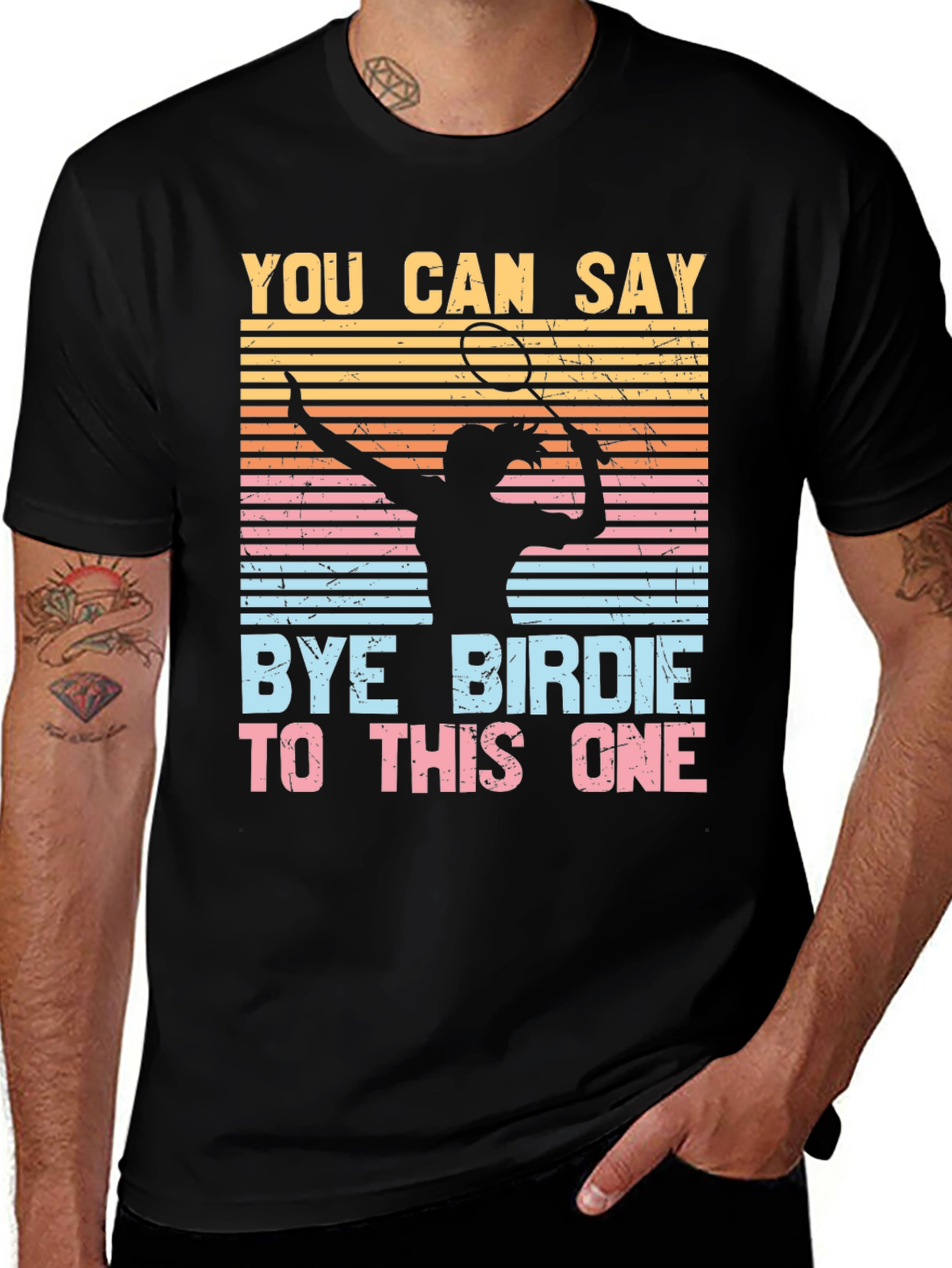 Bye Birdie Badminton T-Shirt