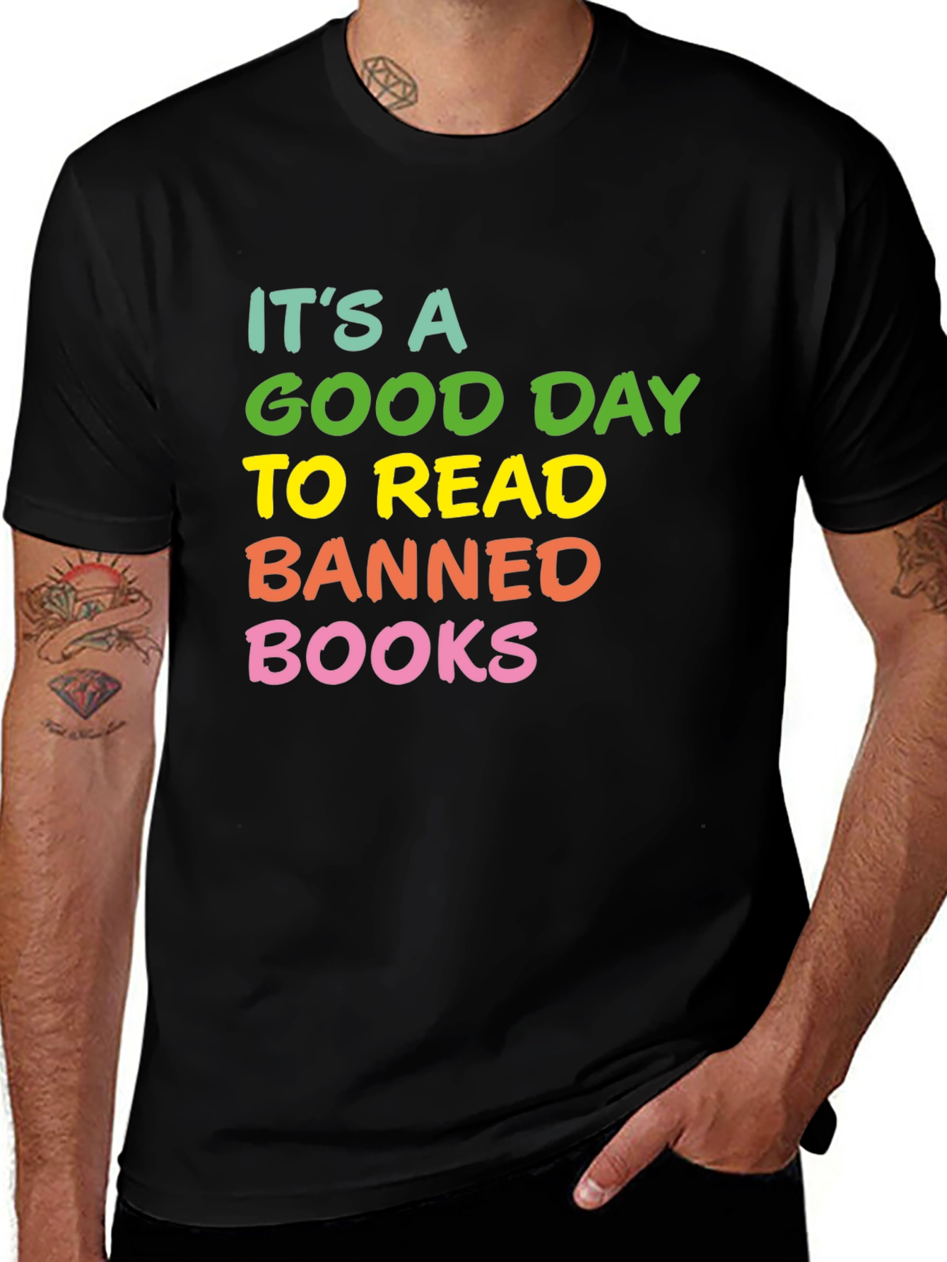 Variant 5 of Banned Books T-Shirt - Read Banned Books