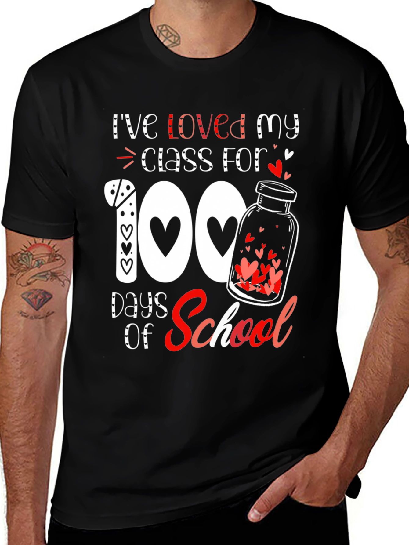 100 Days of School T-Shirt - Teacher Gift