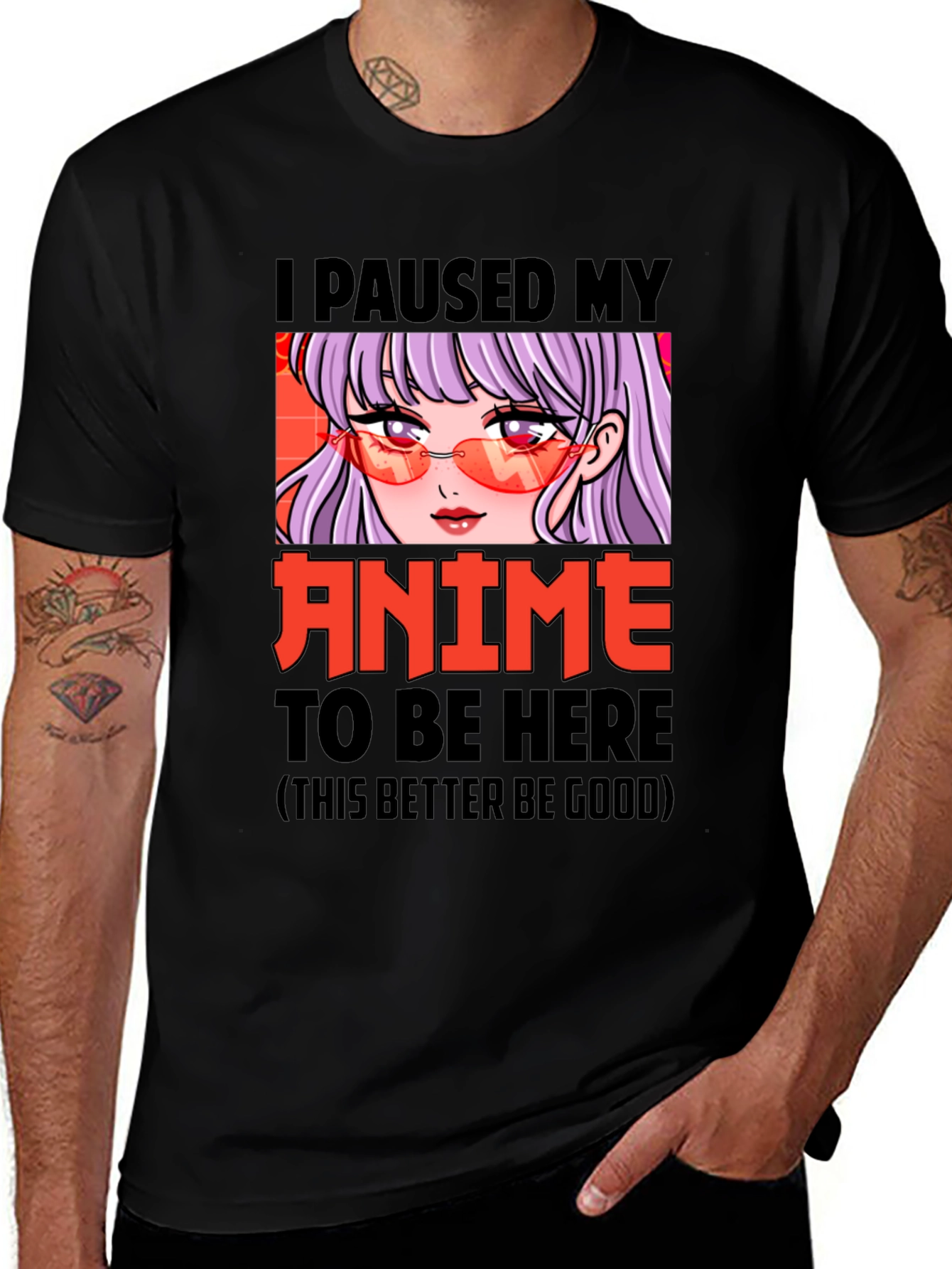 Variant 2 of Anime Lover T-Shirt: I Paused My Anime