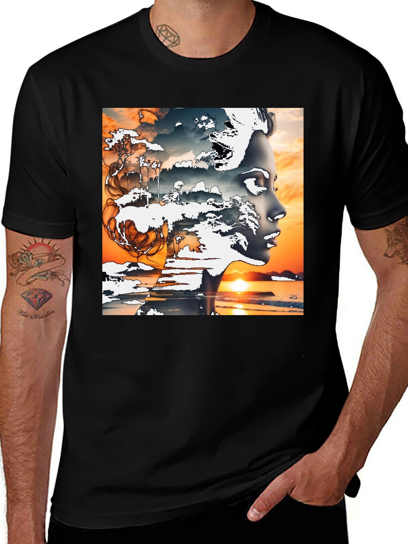 Variant 24 of Sunset Dreams Graphic Tee