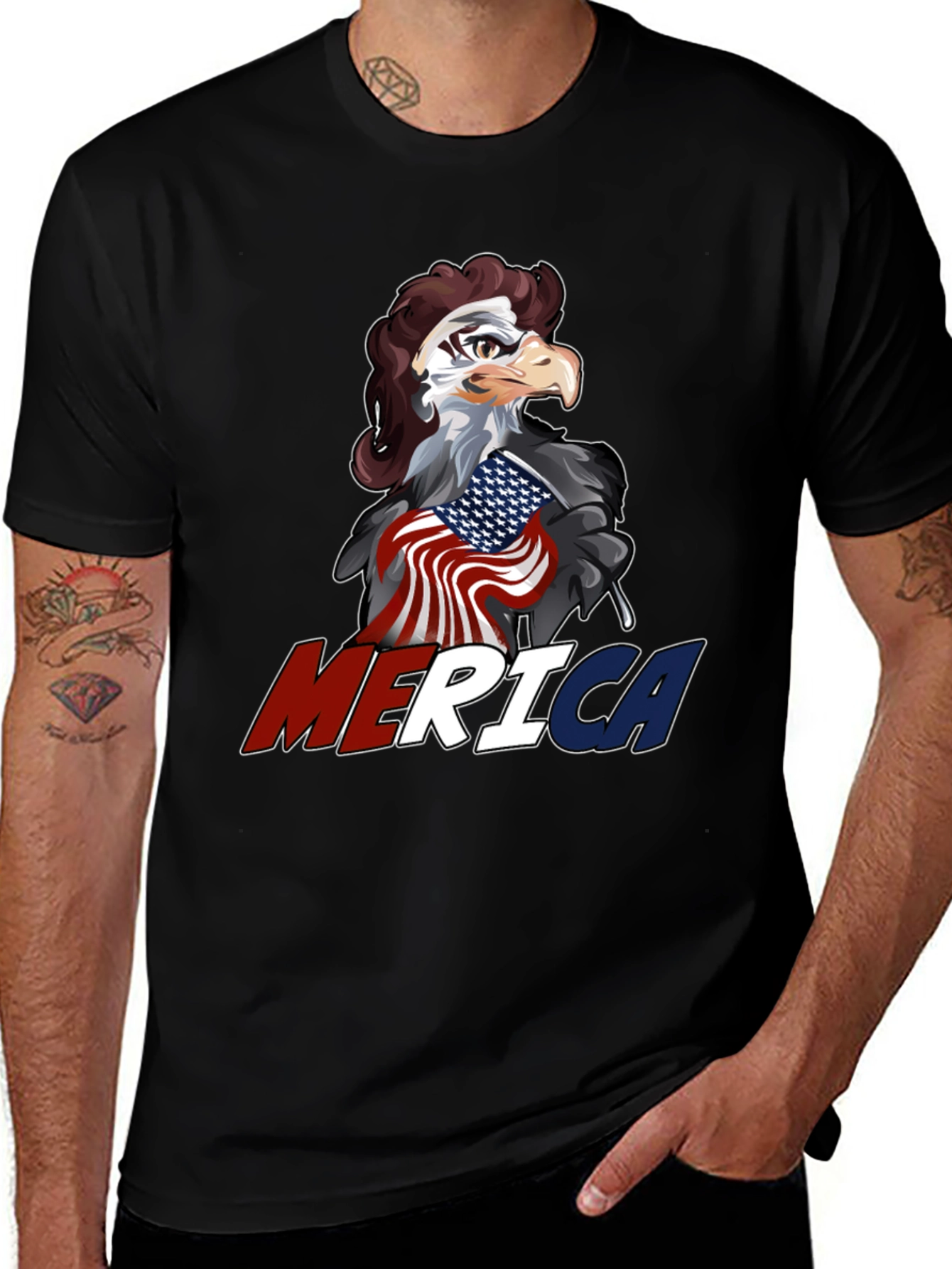 Patriotic Eagle T-Shirt - 'MERICA!