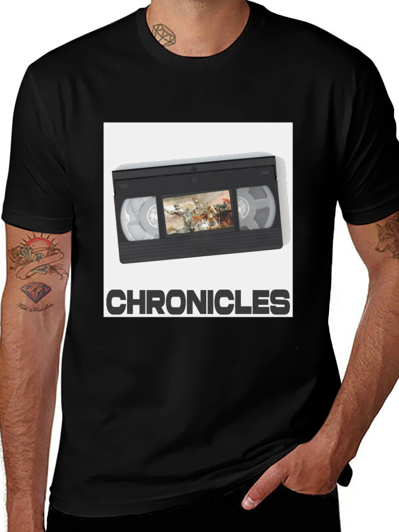 Chronicles VHS Tape Graphic Tee - Retro Style