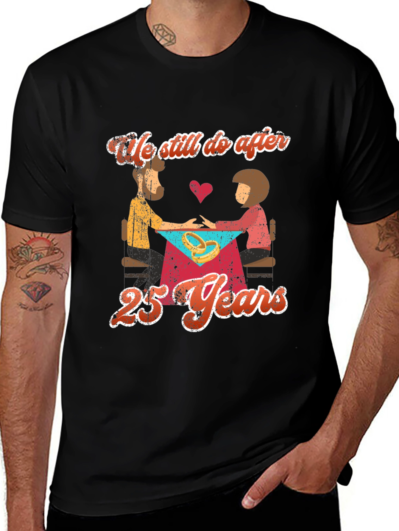 Variant 24 of 25th Anniversary Couple T-Shirt