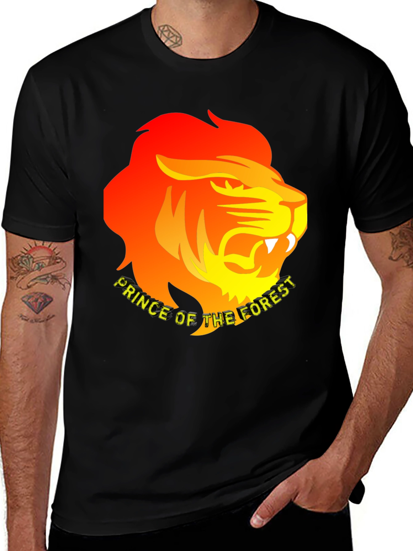 Variant 17 of Lion Prince of the Forest T-Shirt