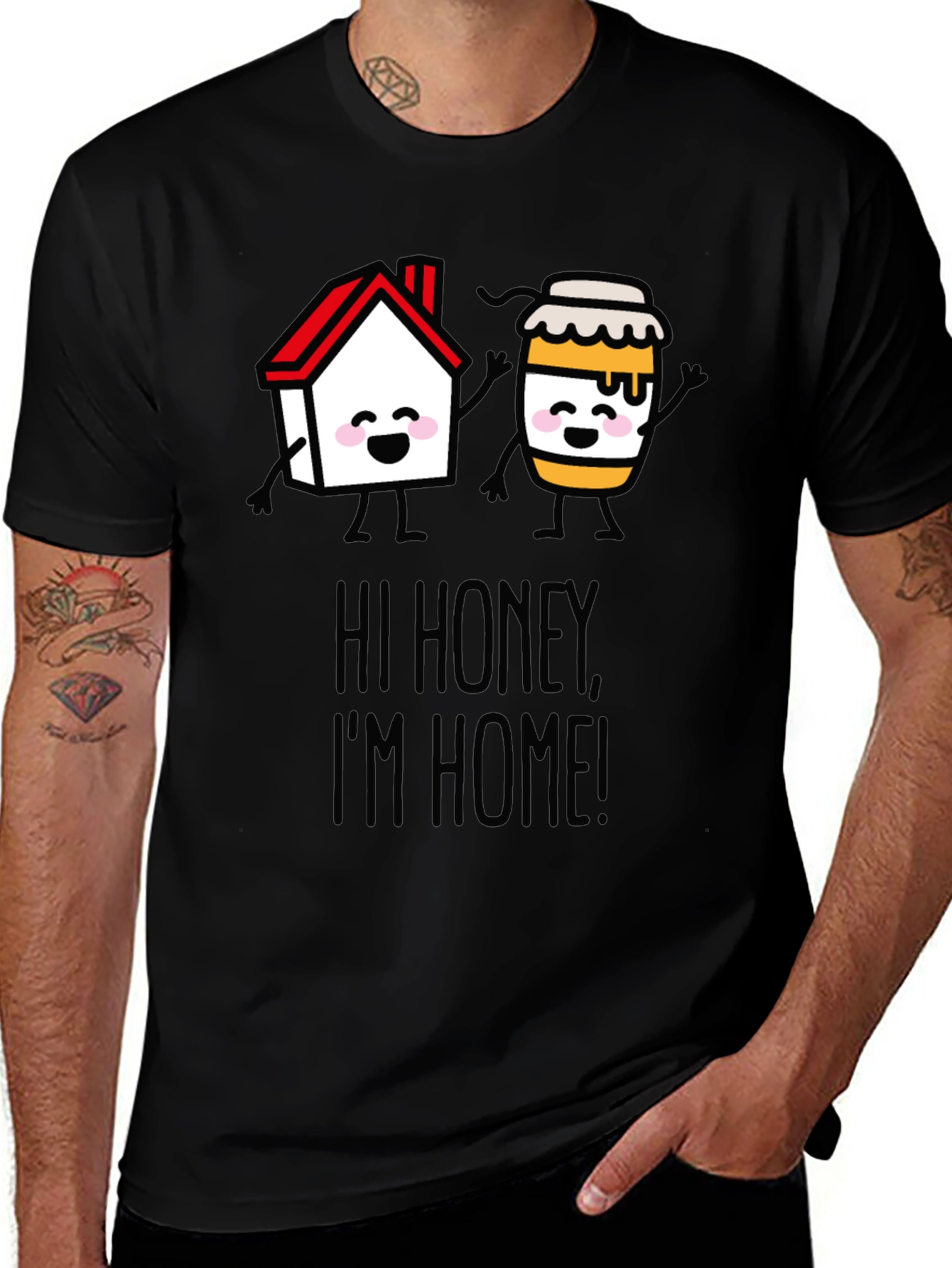 Variant 6 of Hi Honey, I'm Home! Graphic T-Shirt