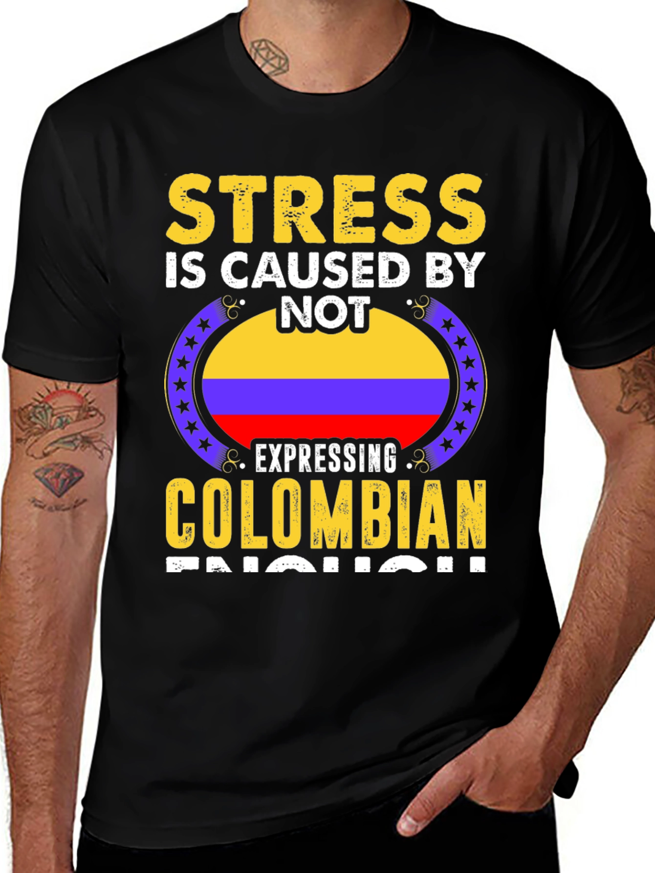Funny Colombian Pride T-Shirt - Express Yourself!