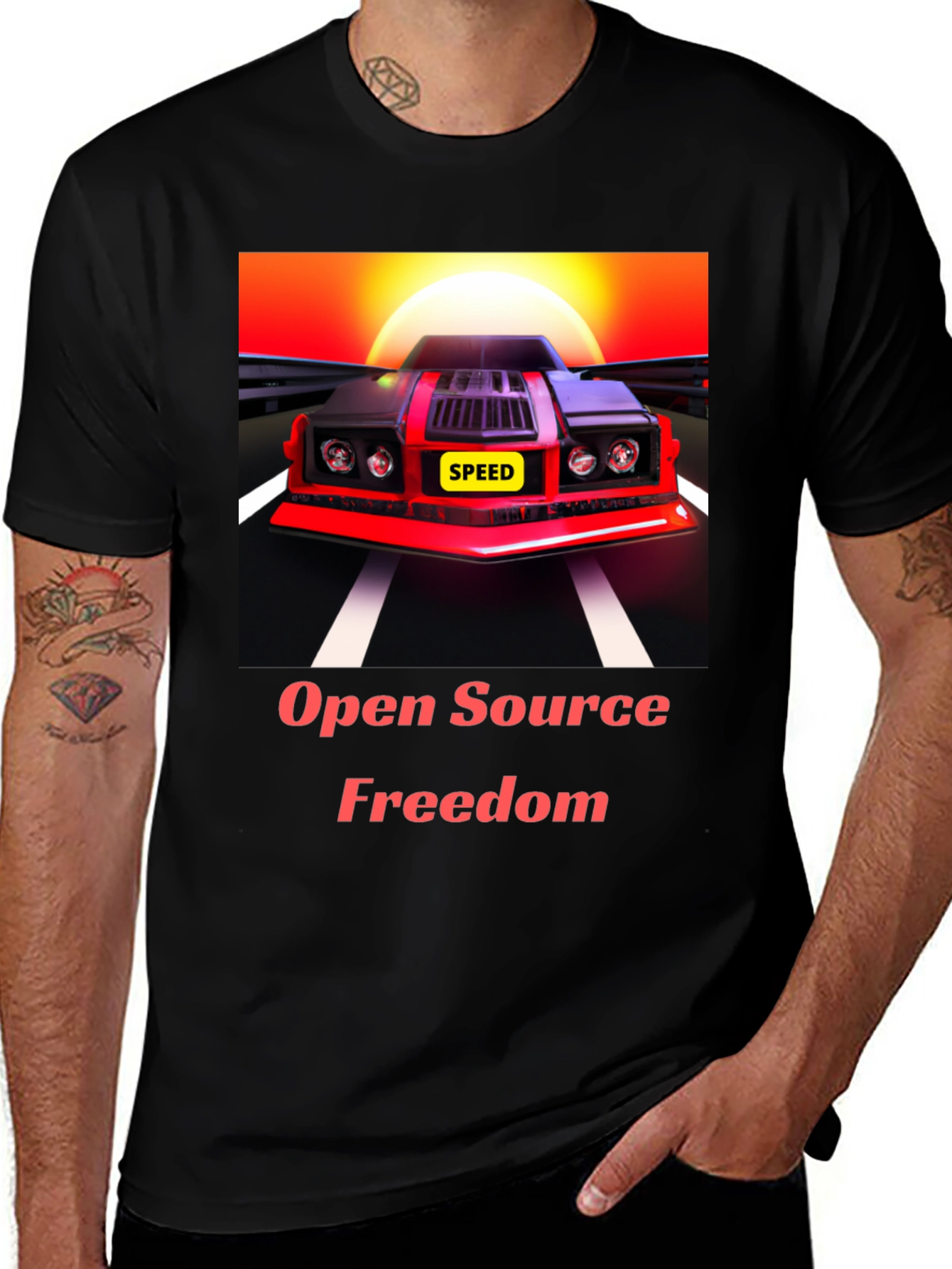 Variant 11 of Open Source Freedom Graphic Tee