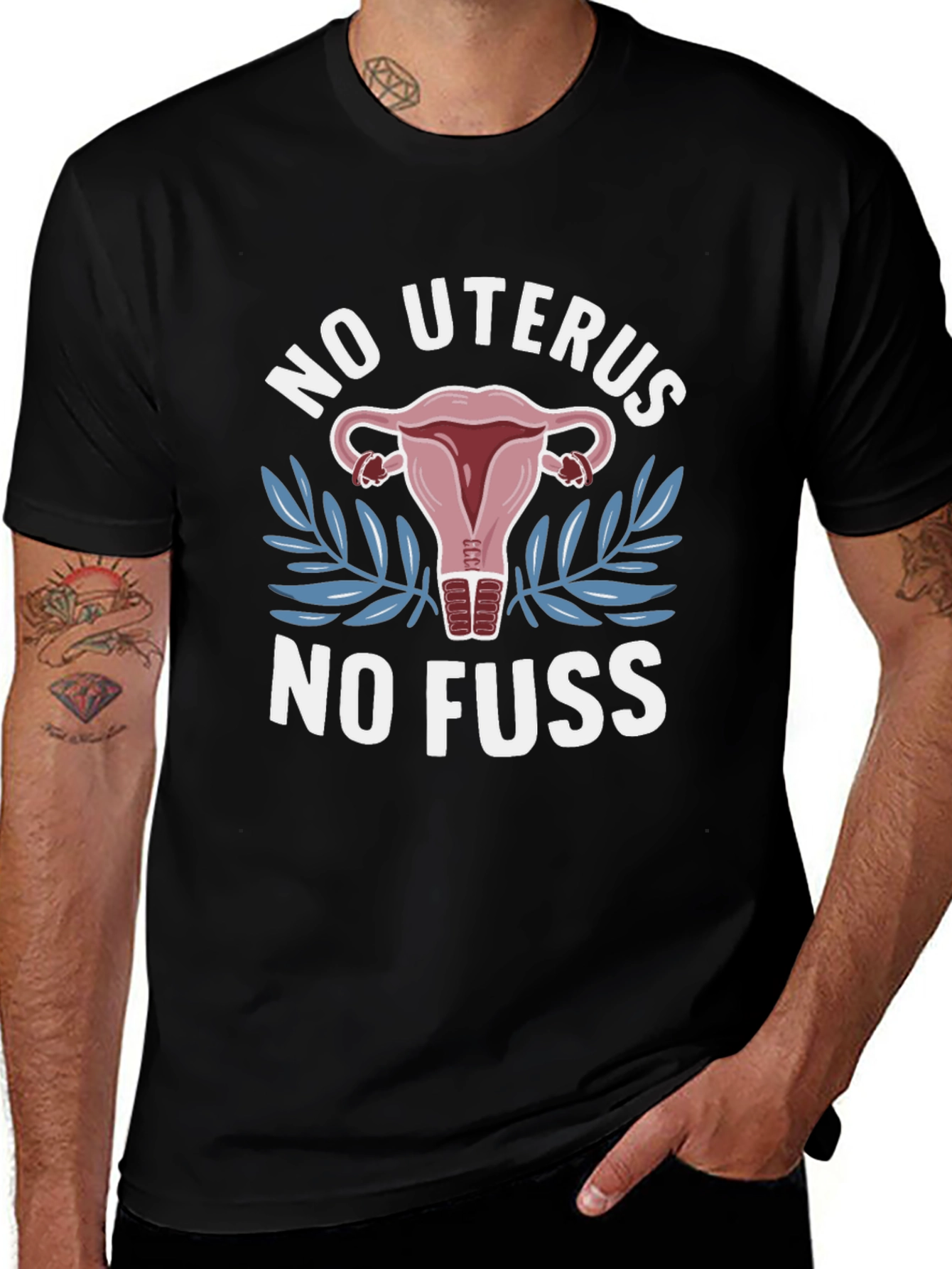 Variant 9 of No Uterus No Fuss T-Shirt Funny Unisex