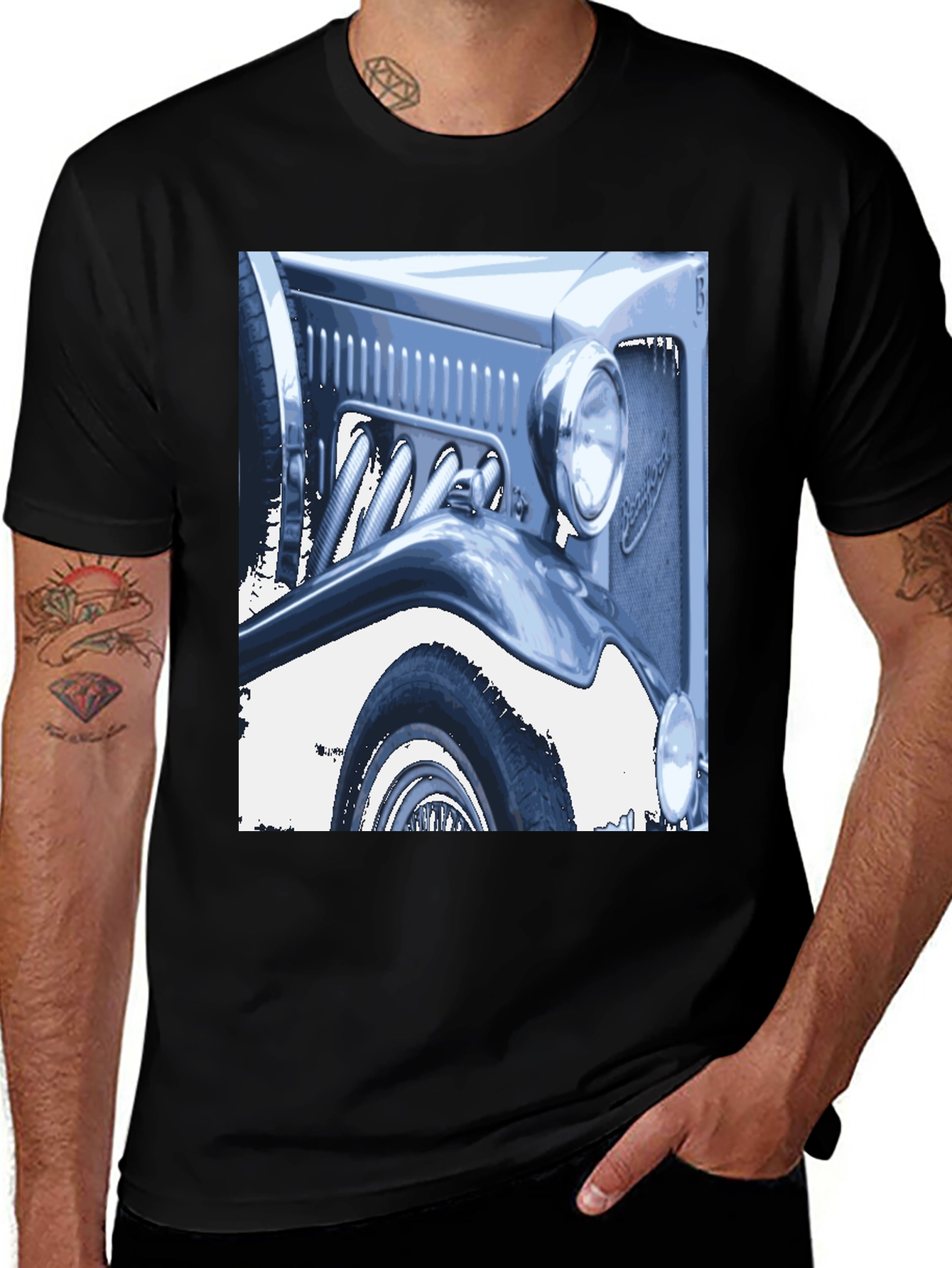 Variant 10 of Vintage Car Graphic T-Shirt