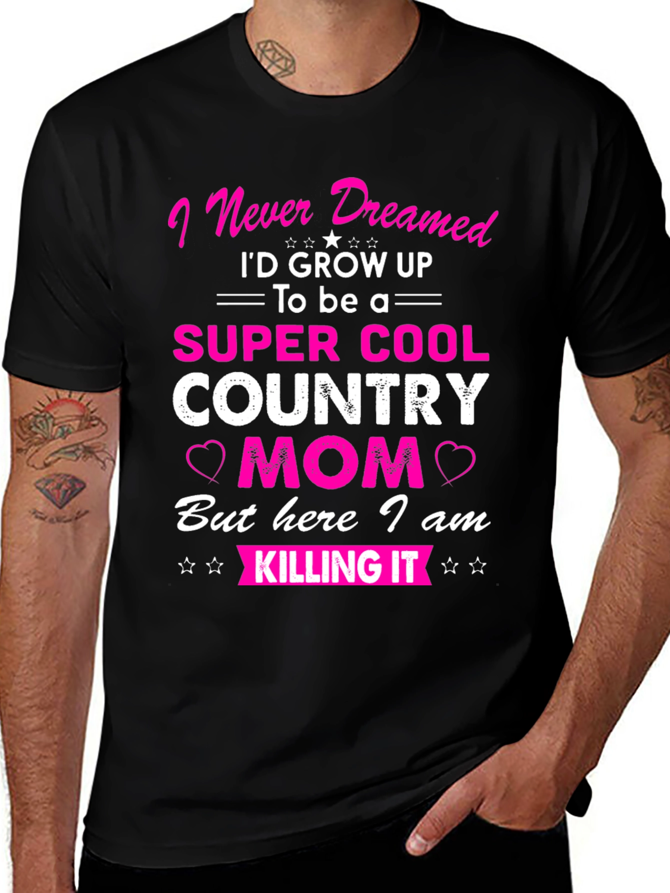 Variant 20 of Super Cool Country Mom T-Shirt