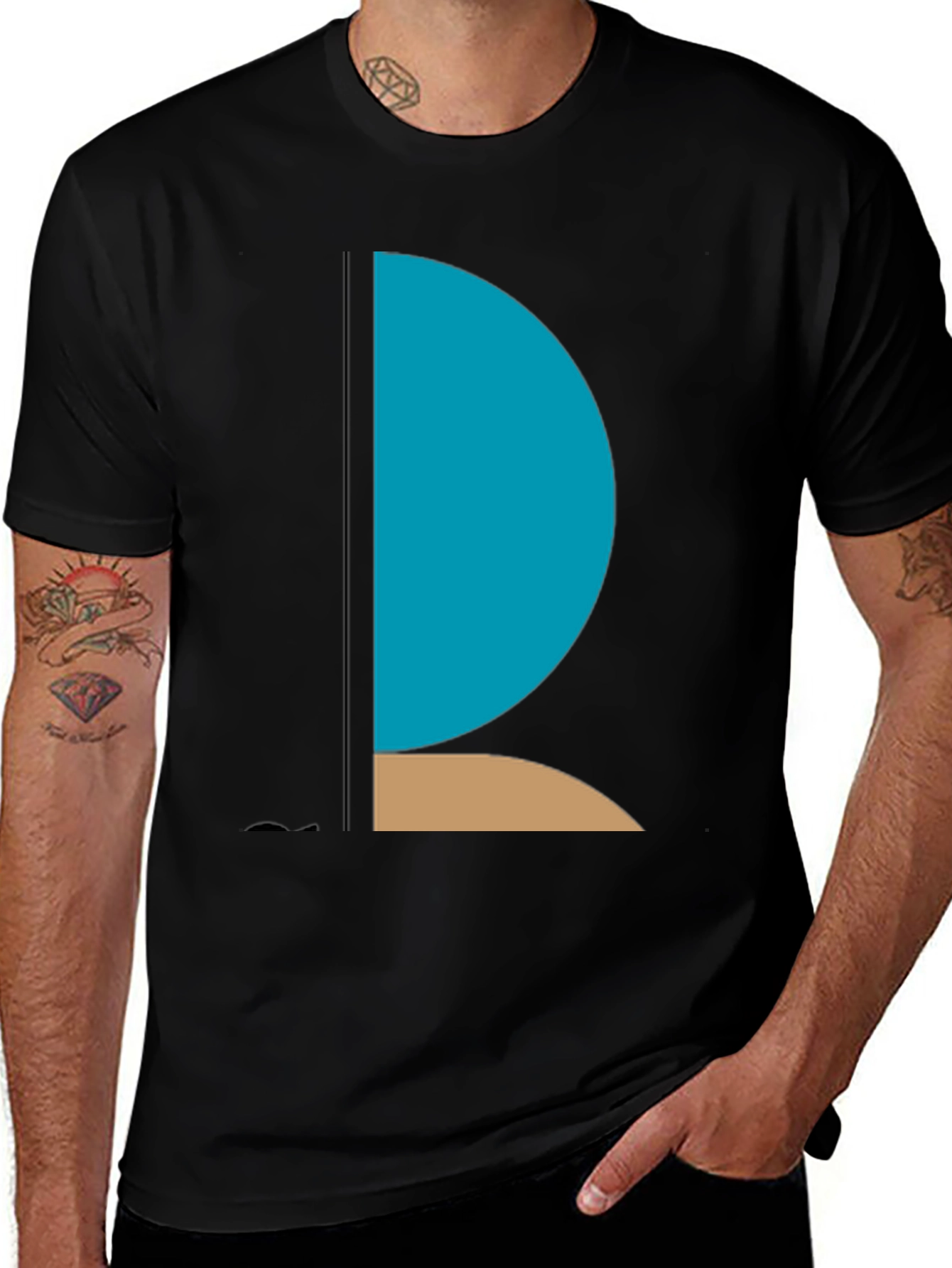 Variant 8 of Abstract Design Tee - Modern Graphic T-Shirt