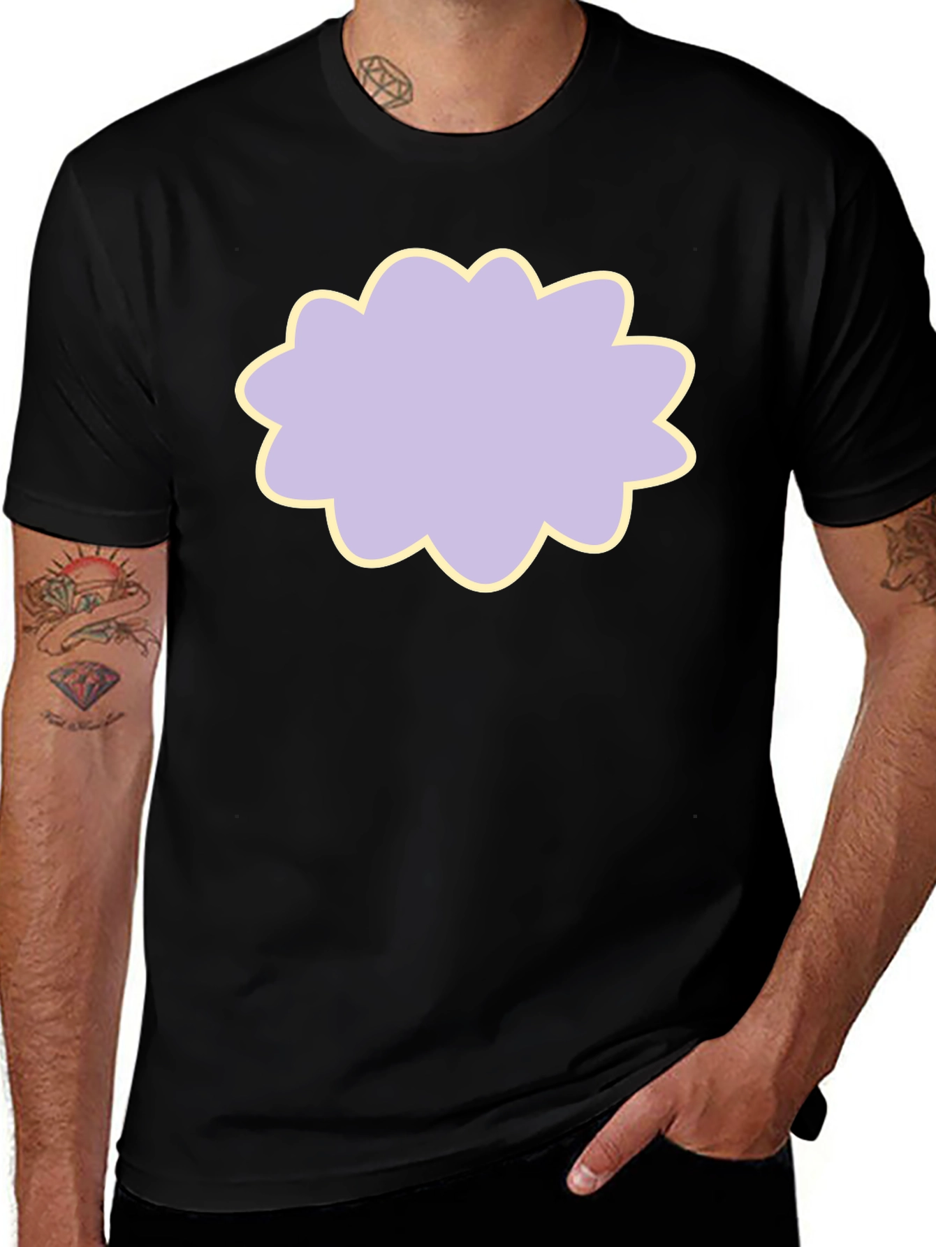 Variant 26 of Lilac Cloud T-Shirt - Soft & Stylish