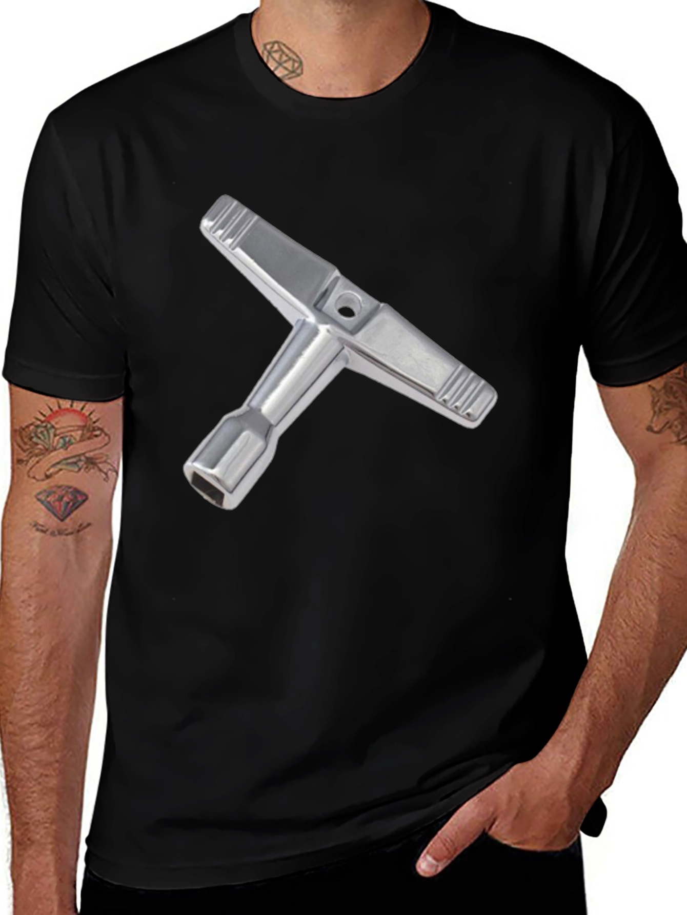 Variant 26 of Drum Key T-Shirt - Stylish Musician Apparel