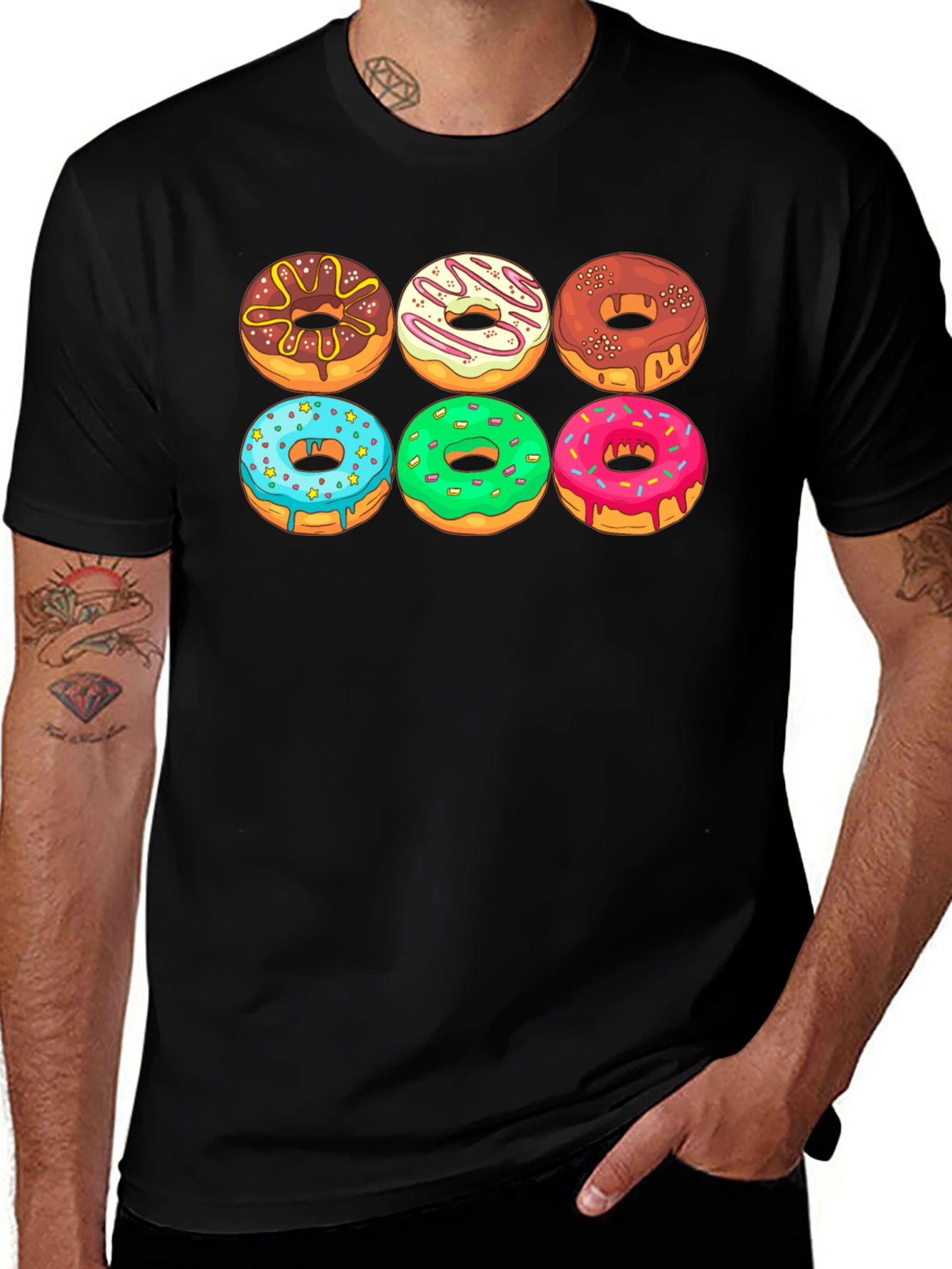 Variant 22 of Donut Graphic Tee - Sweet Treat T-Shirt