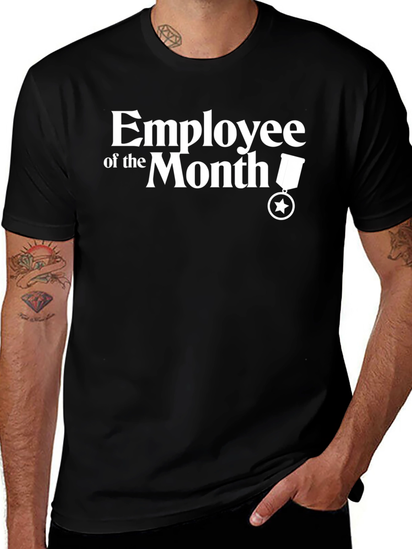 Variant 3 of Employee of the Month Black T-Shirt