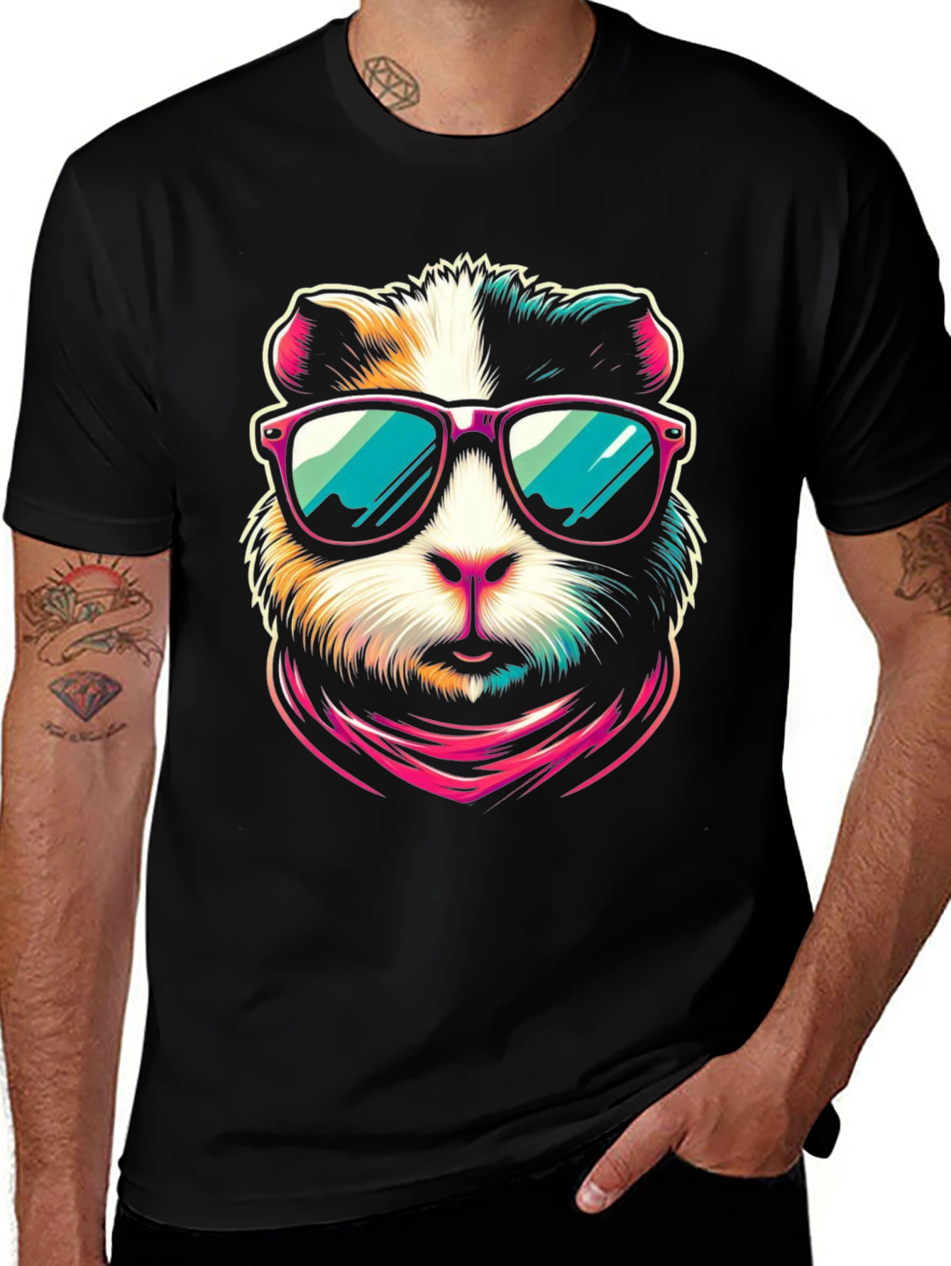 Variant 8 of Cool Guinea Pig Graphic Tee