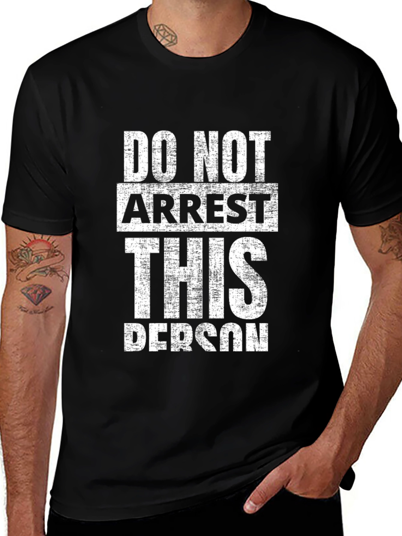 Variant 10 of Do Not Arrest This Person Graphic Tee