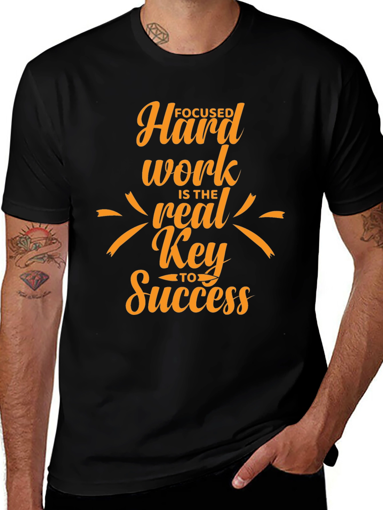Variant 22 of Focused Hard Work T-Shirt