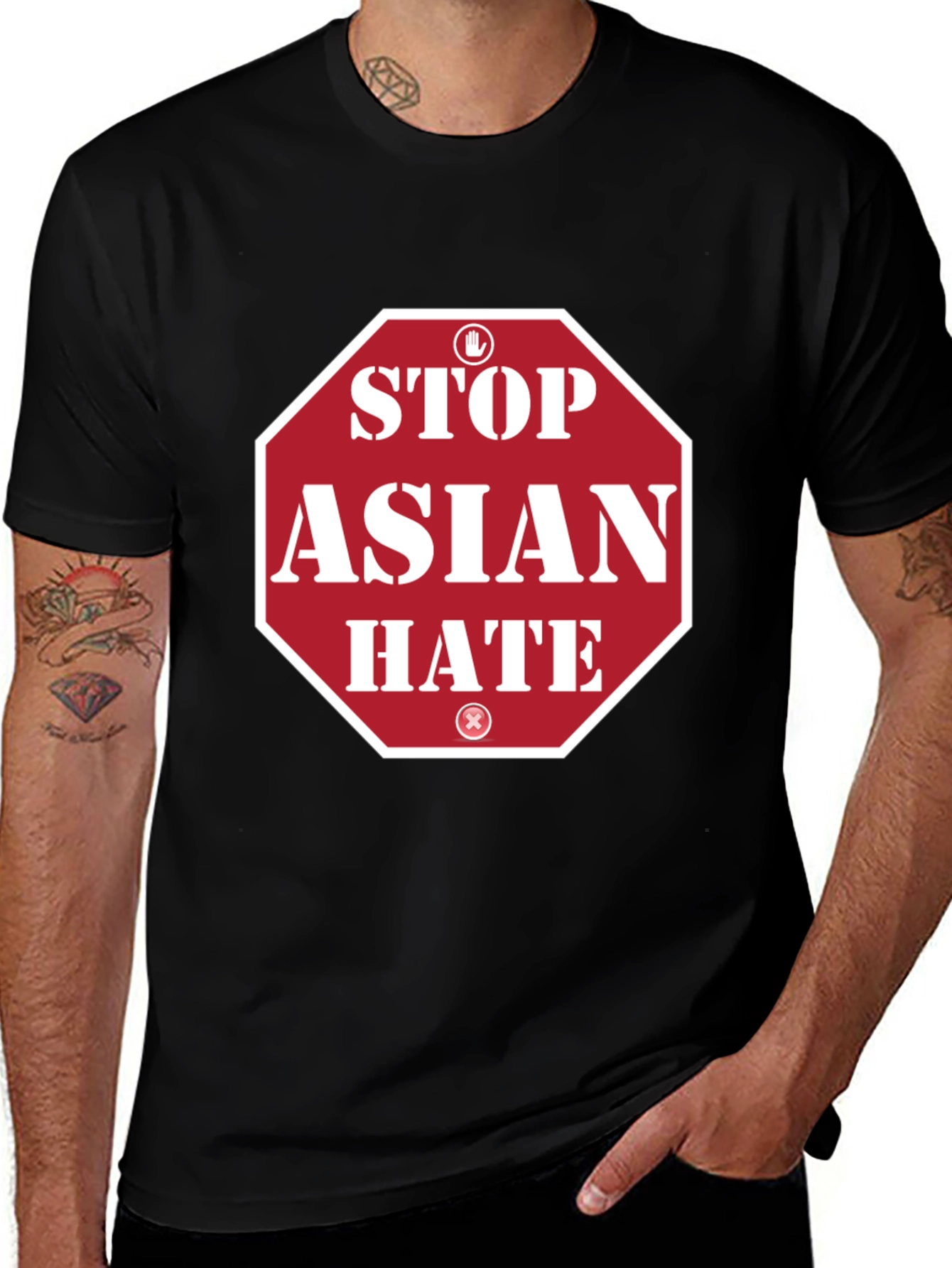 Variant 7 of Stop Asian Hate T-Shirt - Equality Awareness Tee