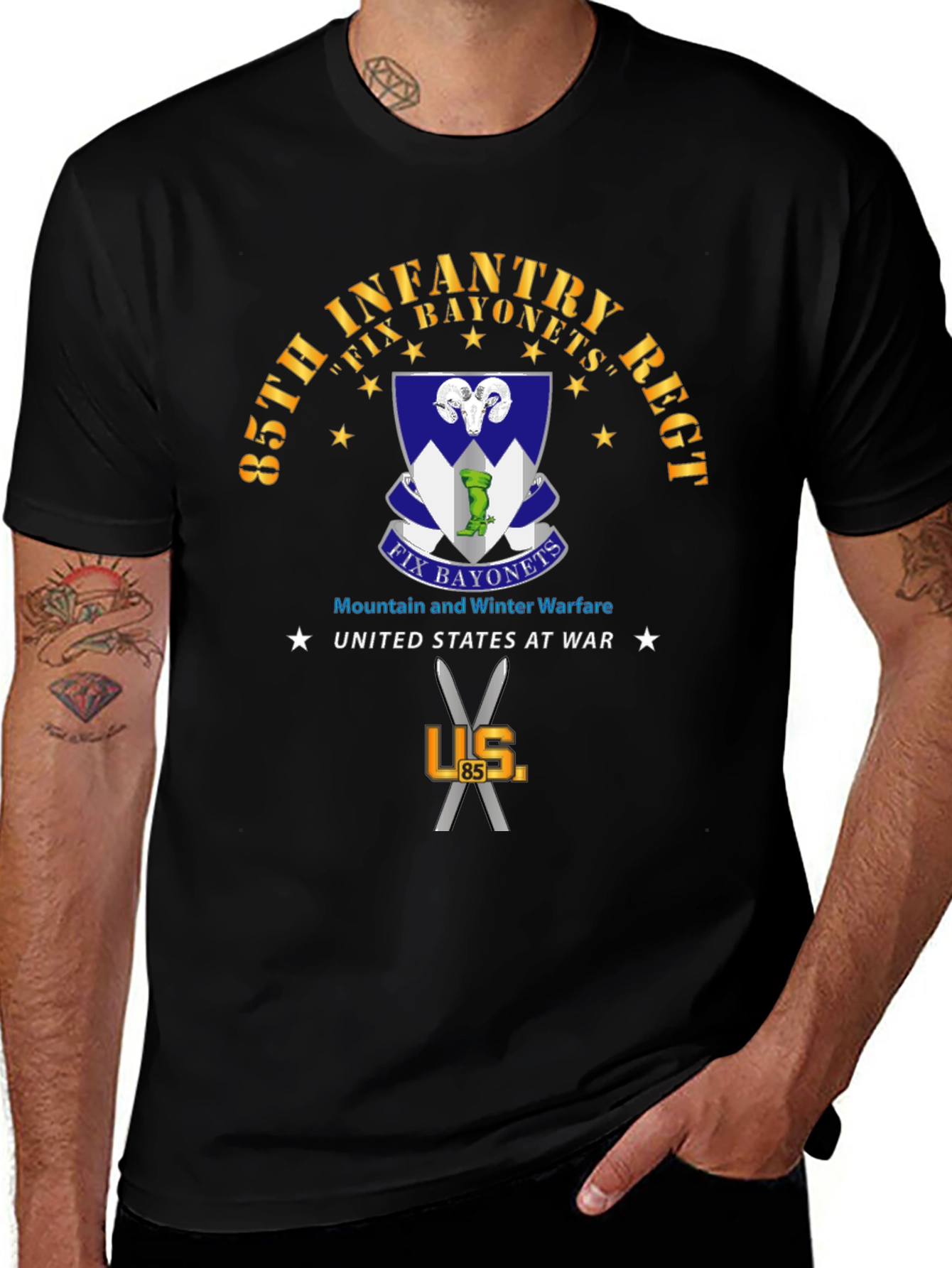85th Infantry Regiment "Fix Bayonets" T-Shirt