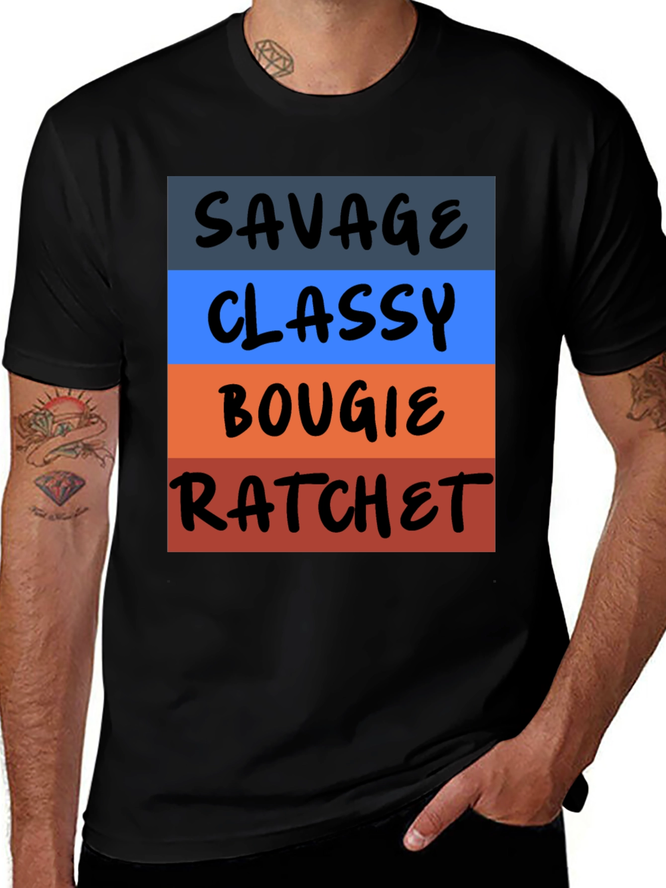 Variant 12 of Savage Classy Bougie Ratchet Graphic Tee