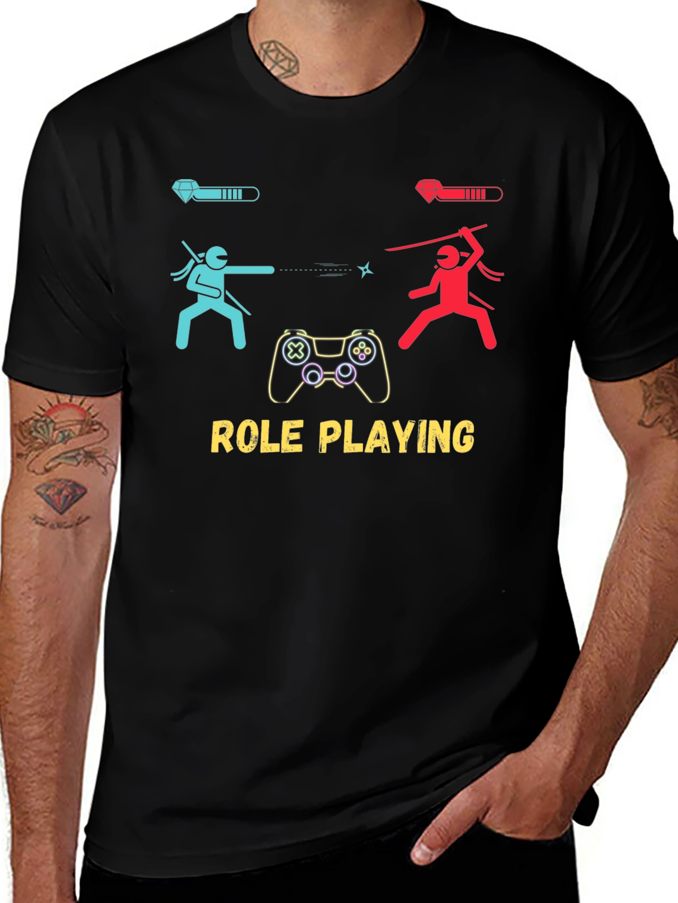 Variant 3 of Role Playing Gamer T-Shirt