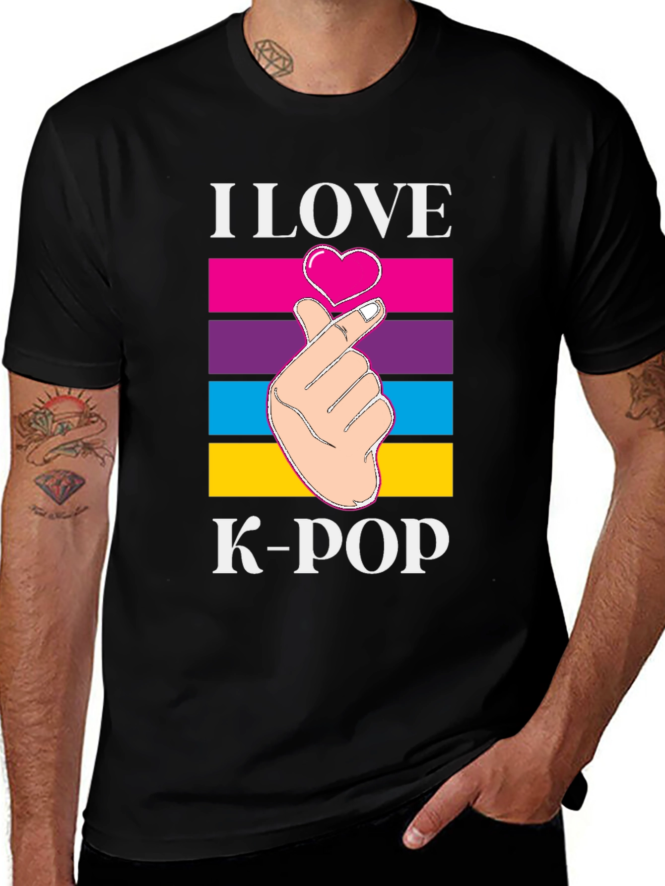 I Love K-Pop Graphic Tee