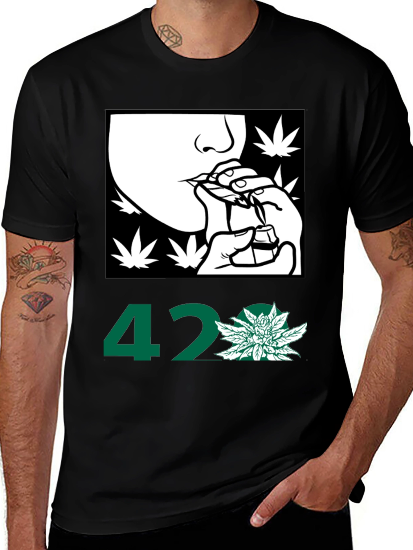420 Themed T-Shirt