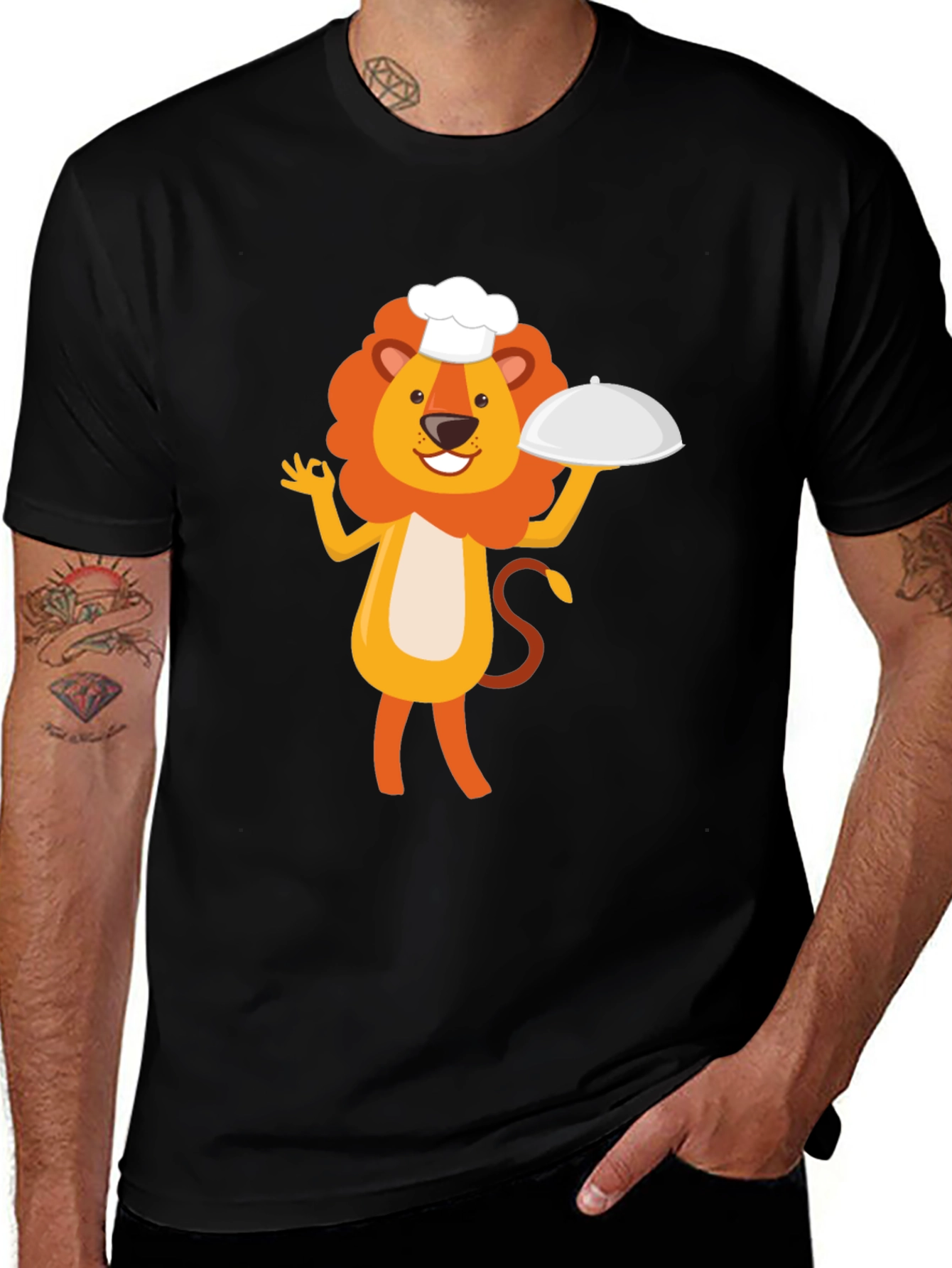 Variant 28 of Chef Lion Graphic T-Shirt