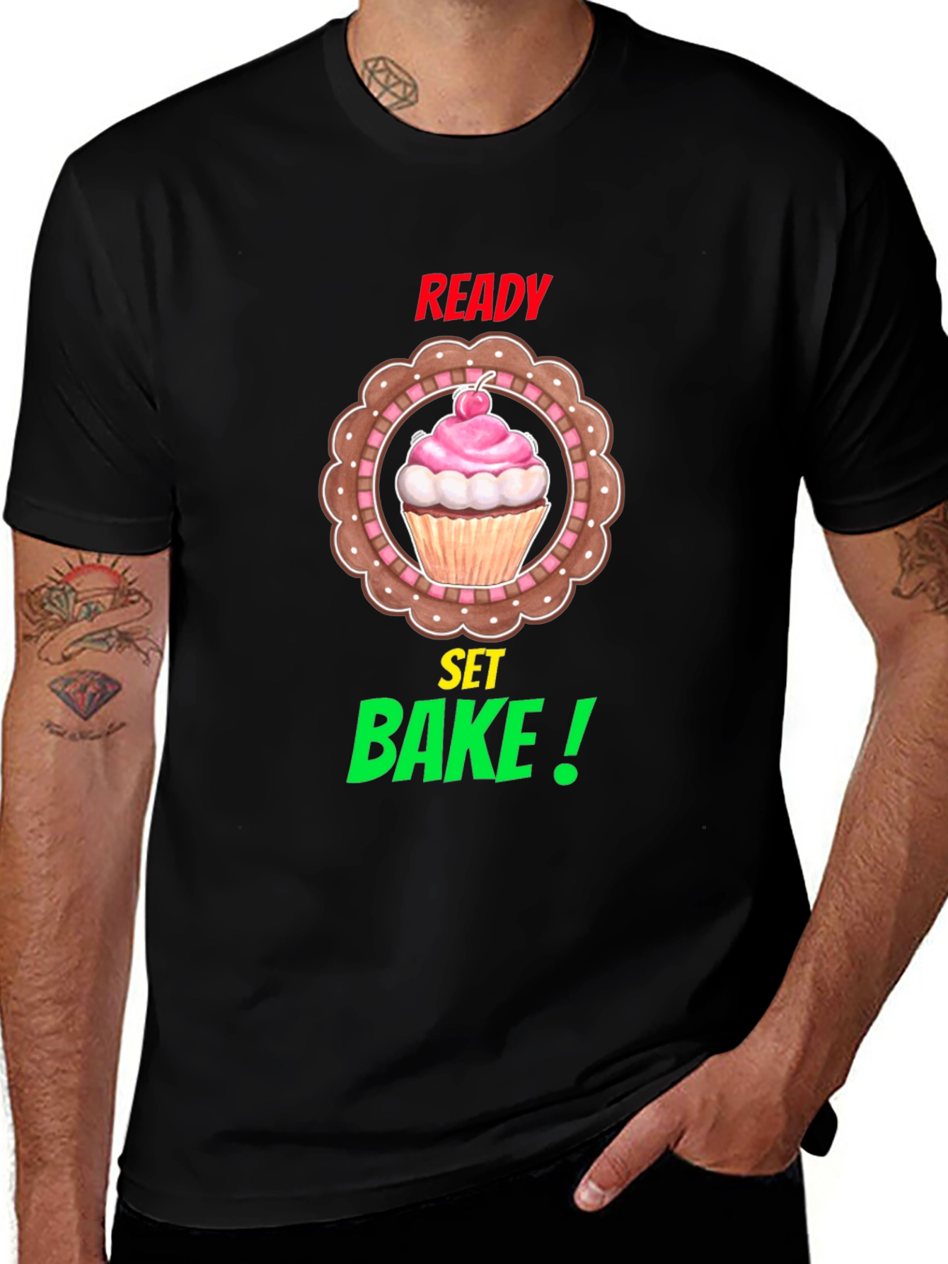 Variant 15 of Ready Set Bake T-Shirt | Cupcake Tee