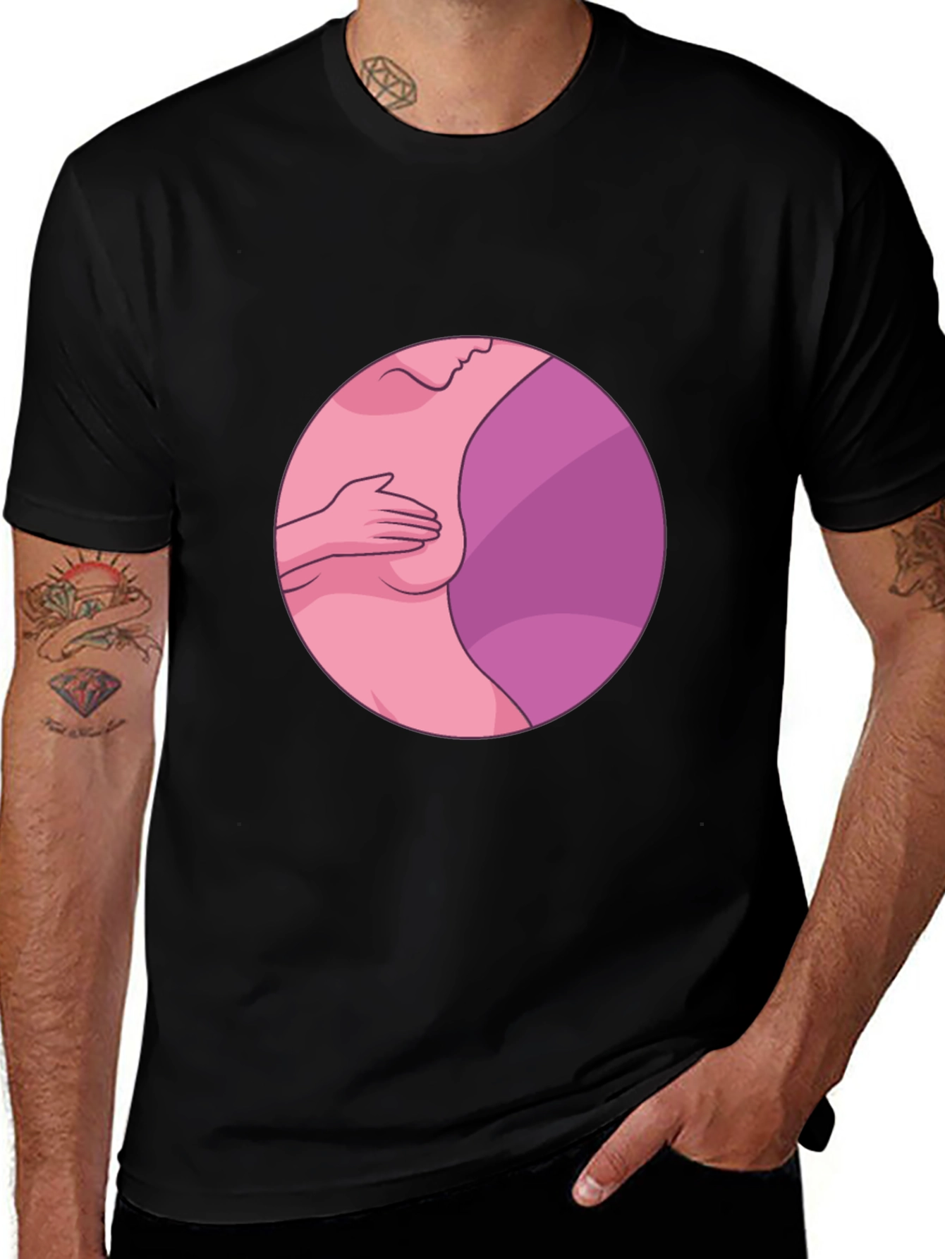 Variant 7 of Breast Cancer Awareness Graphic T-Shirt