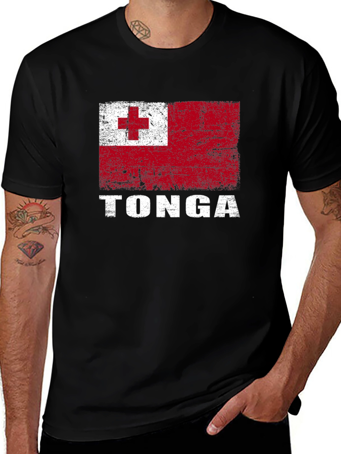 Tonga Flag Graphic T-Shirt