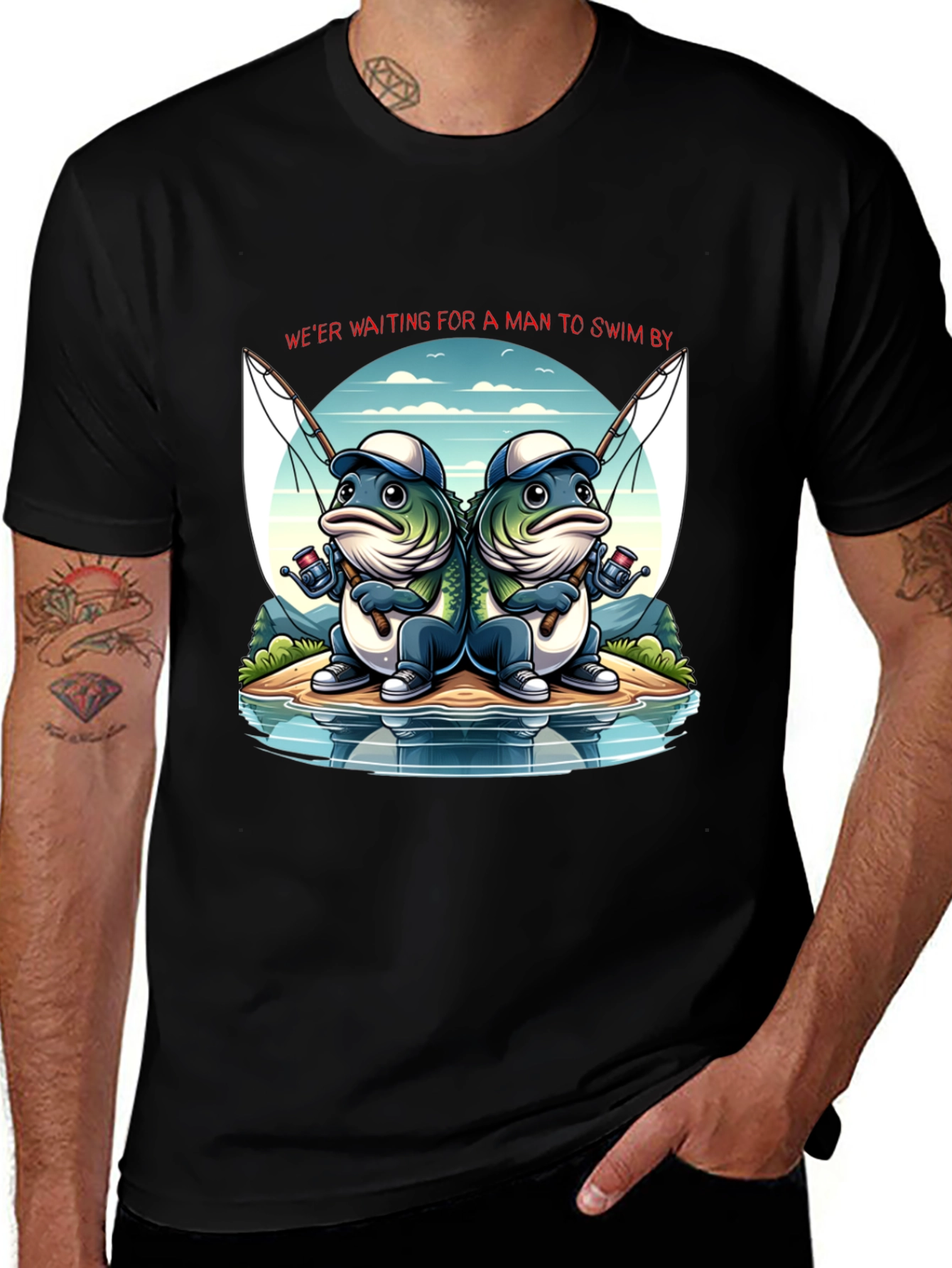 Variant 3 of Fishing Humor T-Shirt
