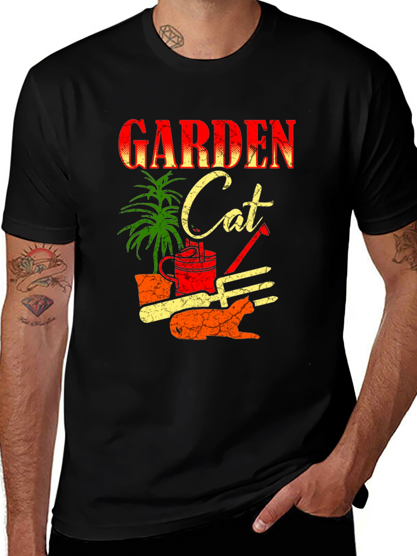 Variant 12 of Garden Cat T-Shirt
