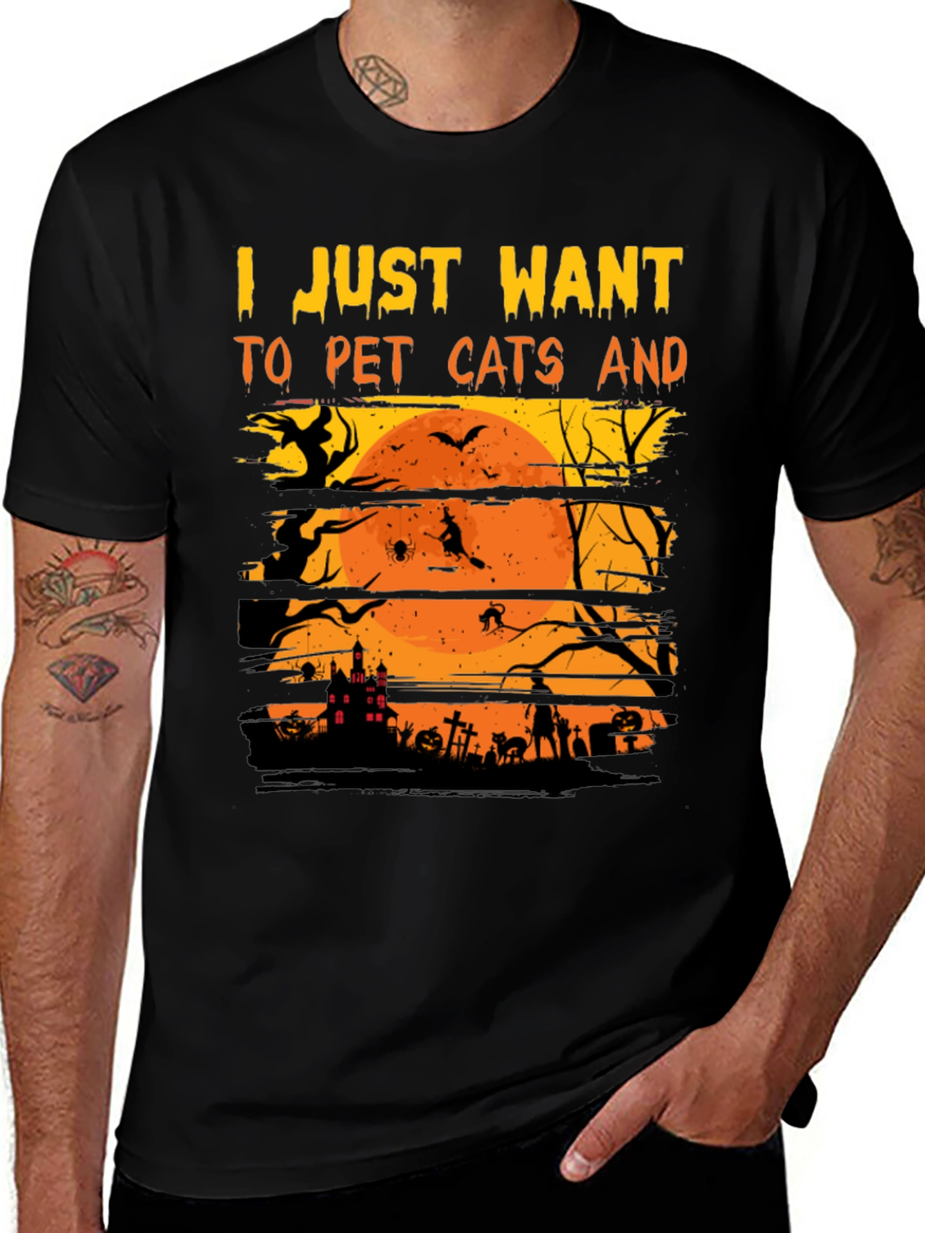 Halloween Cat Lover T-Shirt