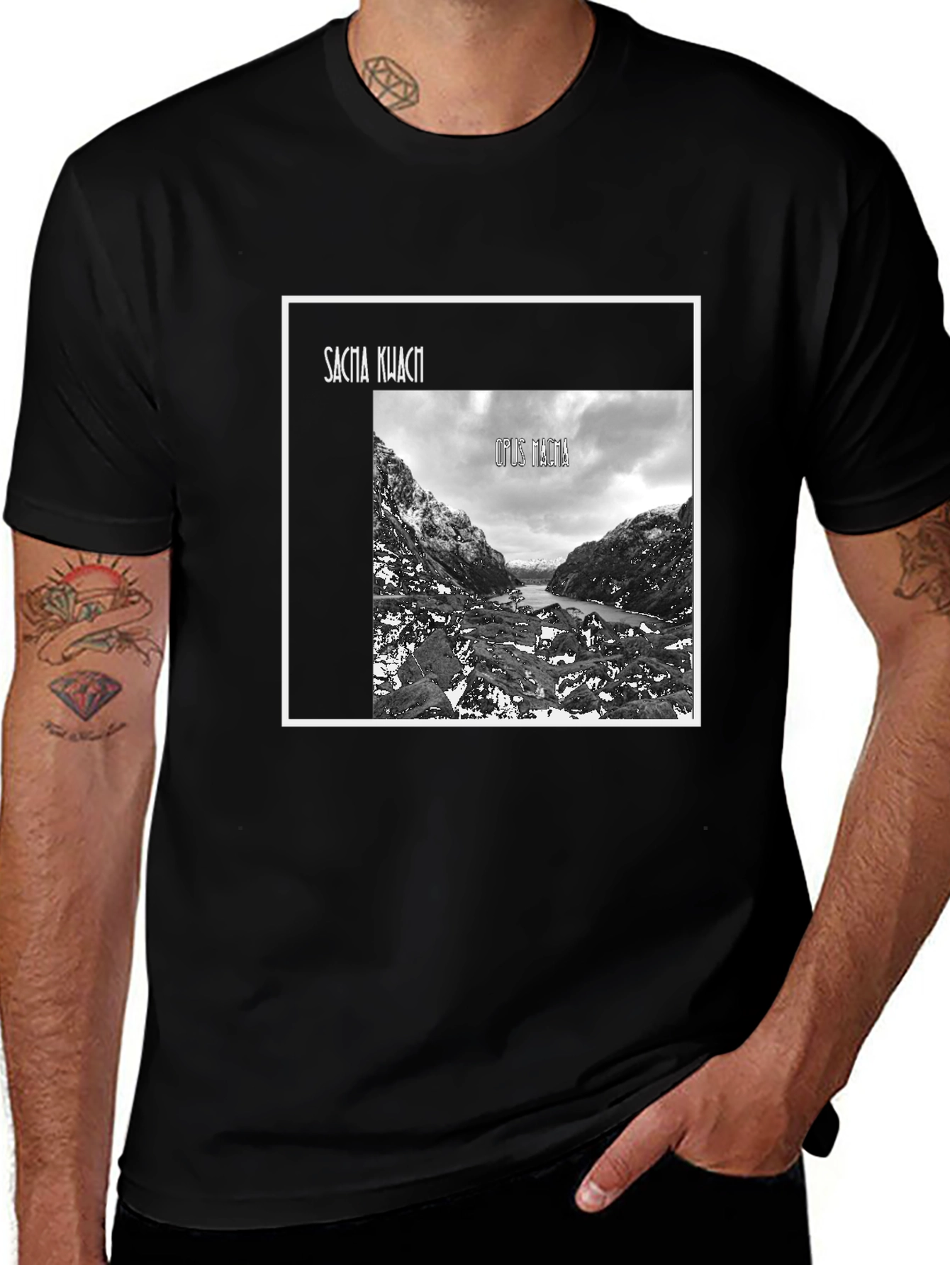 Sacra Kuacti Opus Tenebris Black T-Shirt