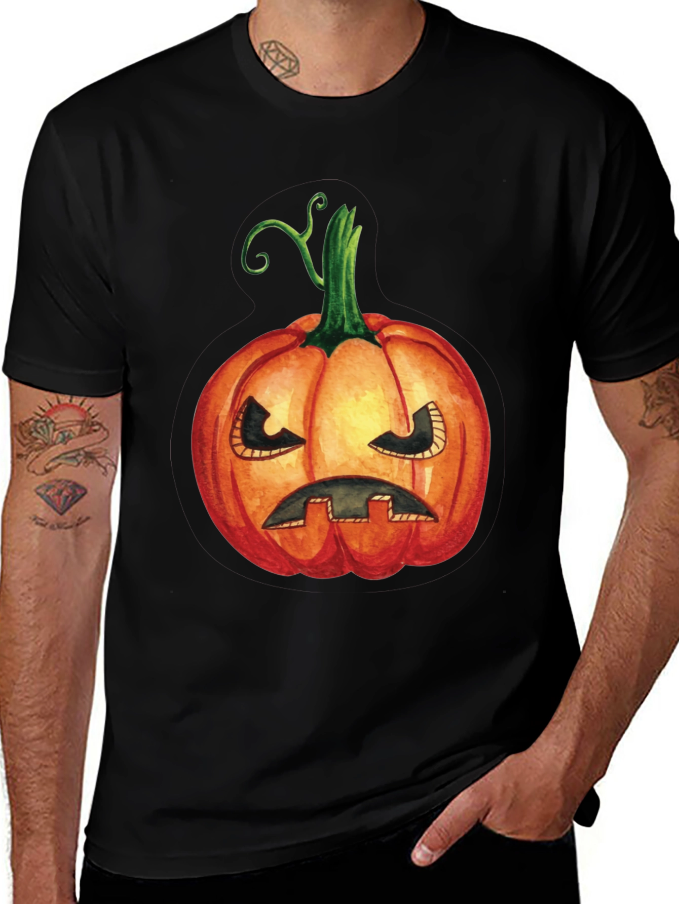 Spooky Pumpkin T-Shirt - Halloween Ready!
