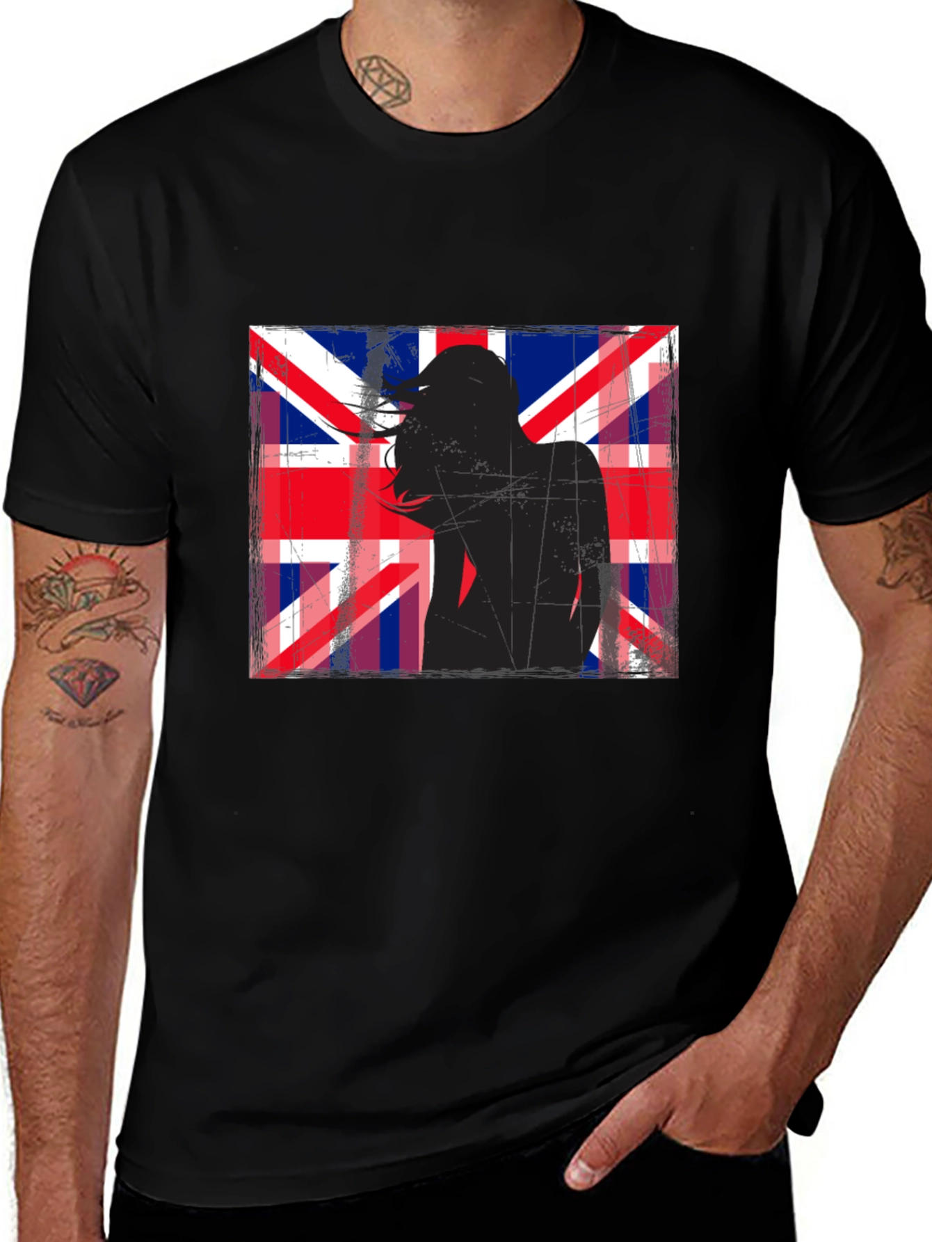 Union Jack Silhouette Graphic Tee