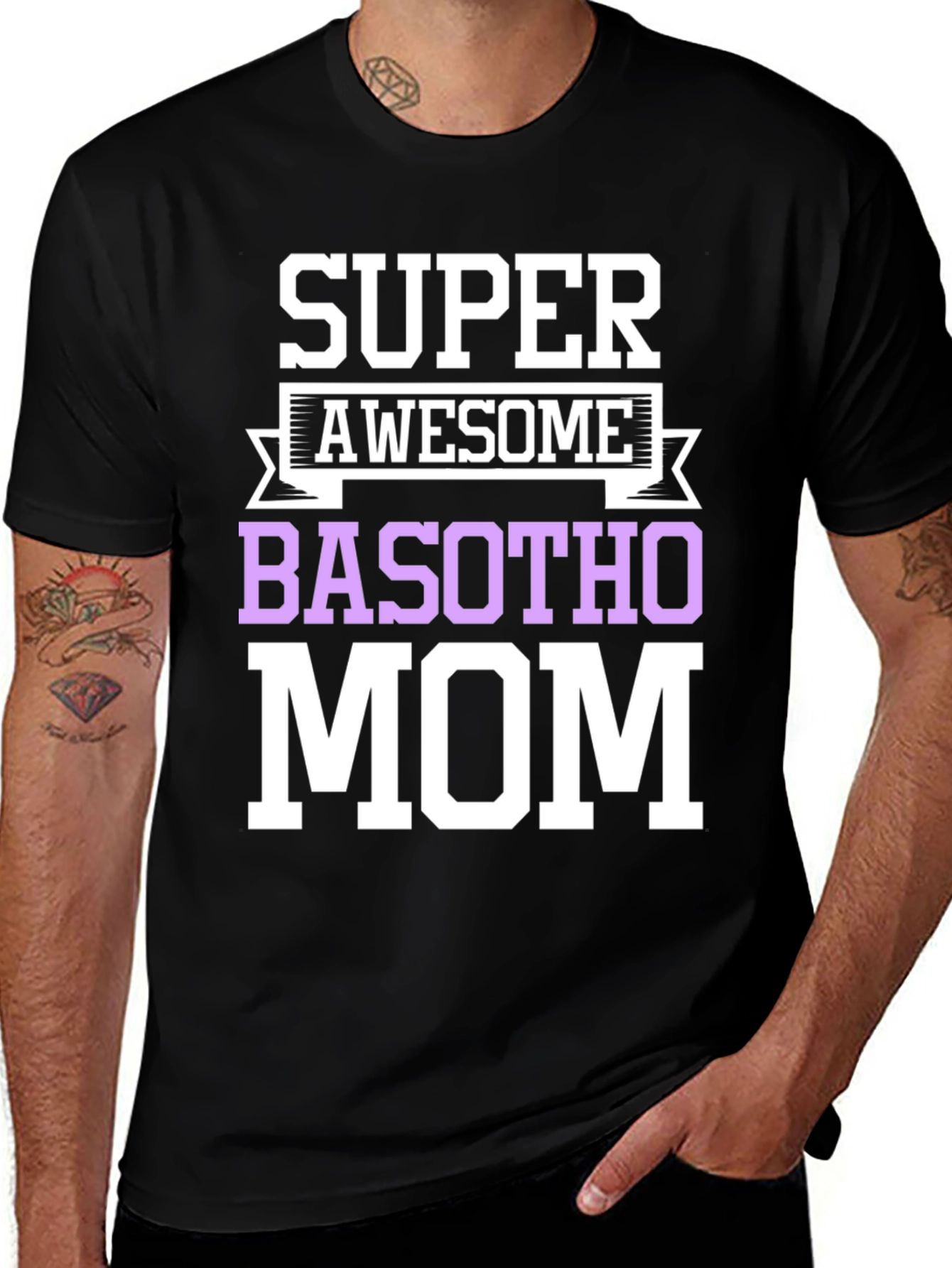 Super Awesome Basotho Mom T-Shirt