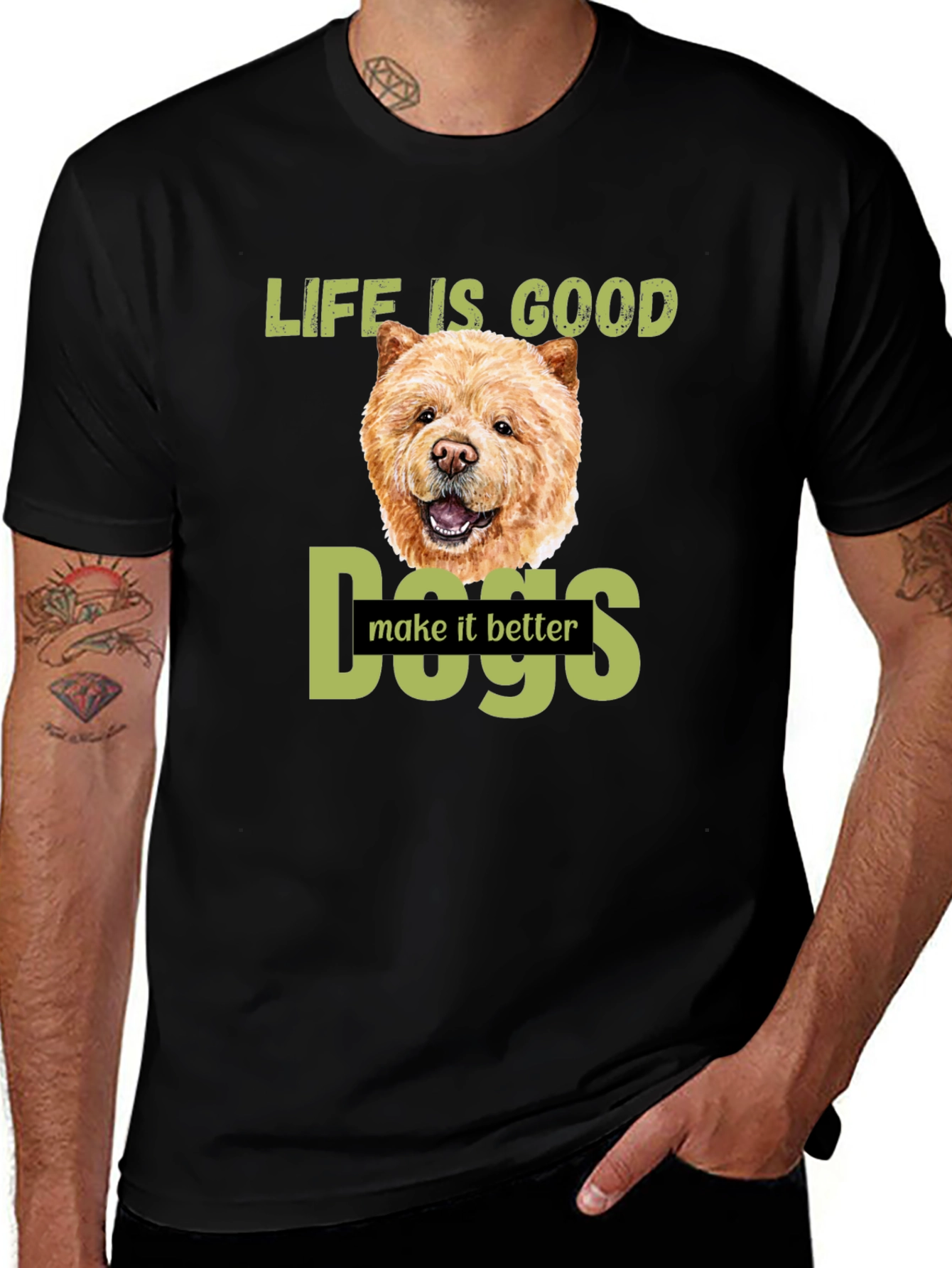 Life is Good Dogs T-Shirt