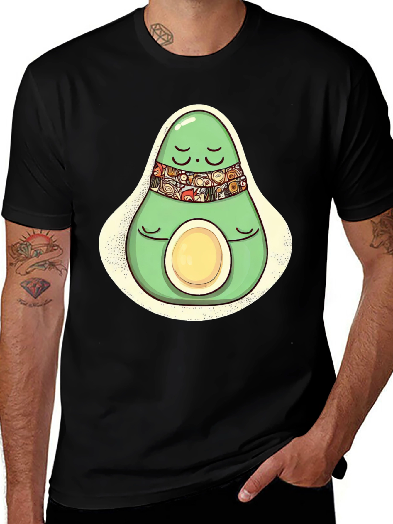 Variant 13 of Relaxed Avocado Graphic T-Shirt