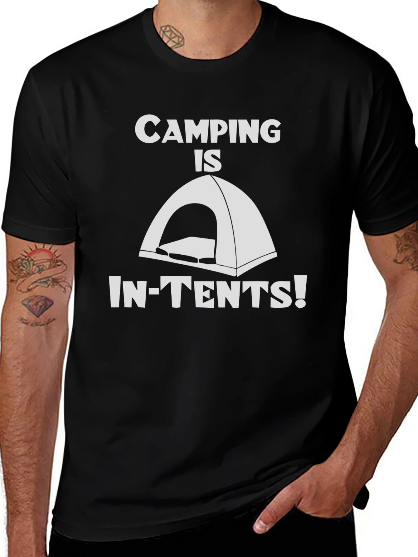 Camping Is In-Tents! Graphic Tee
