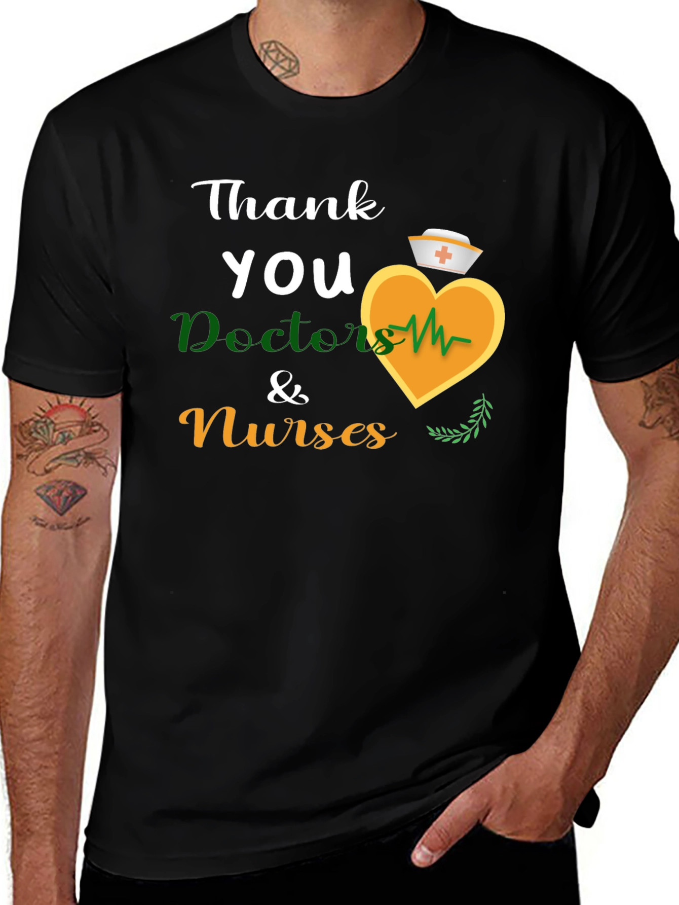 Variant 3 of Thank You Doctors & Nurses T-Shirt - Appreciation Tee