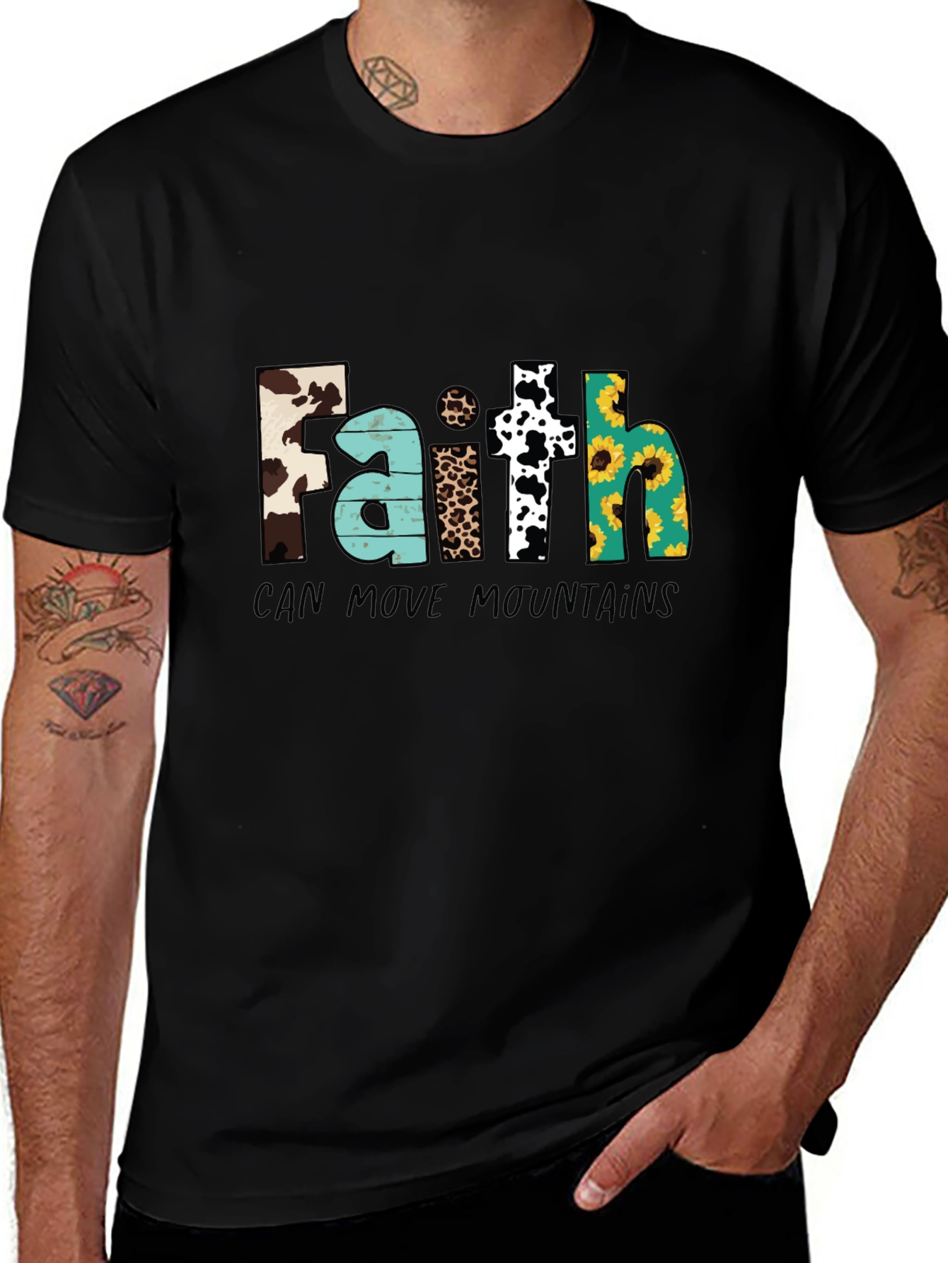 Faith Can Move Mountains Graphic T-Shirt