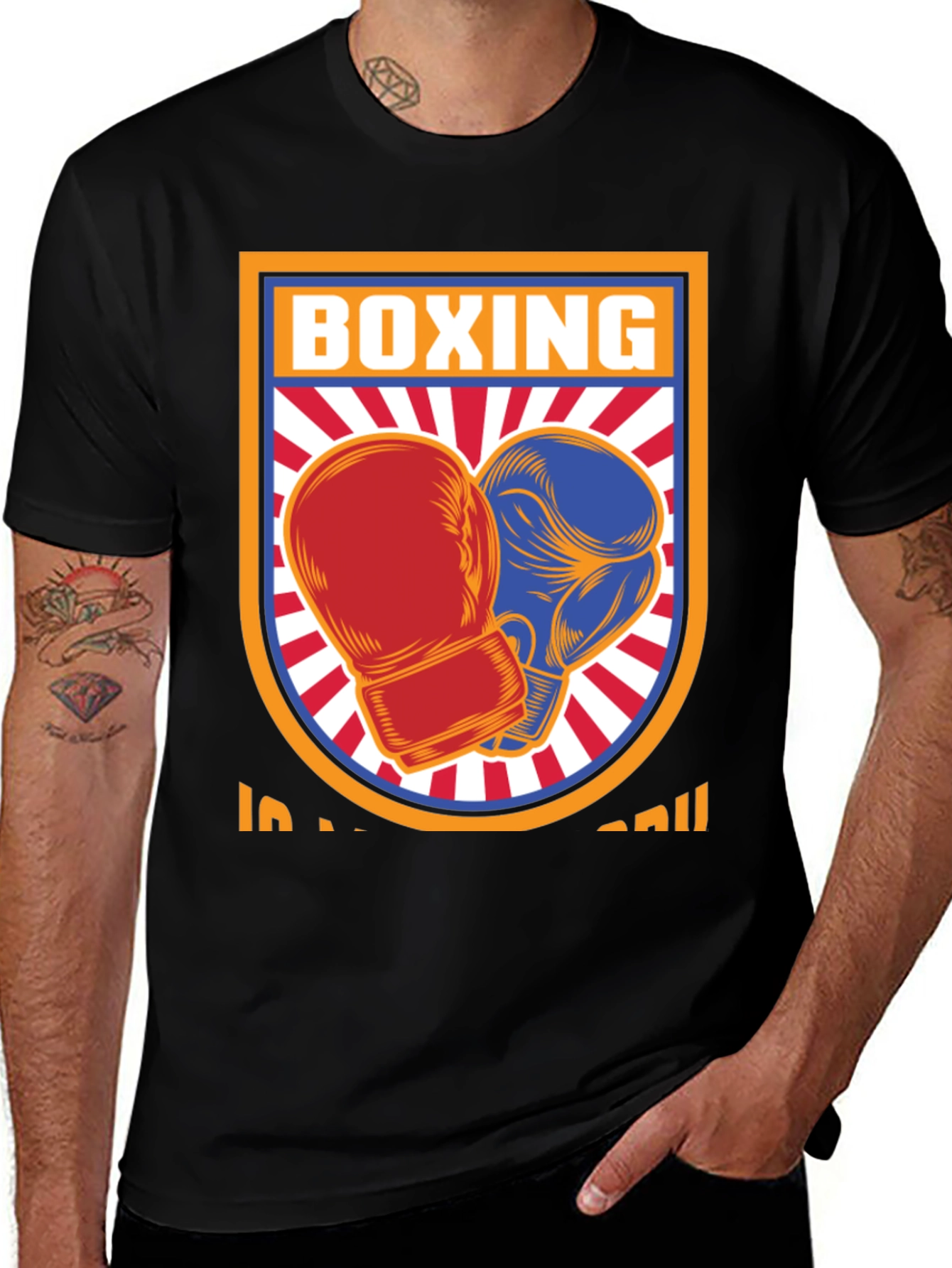 Variant 17 of Boxing T-Shirt Punching Power Graphic Tee